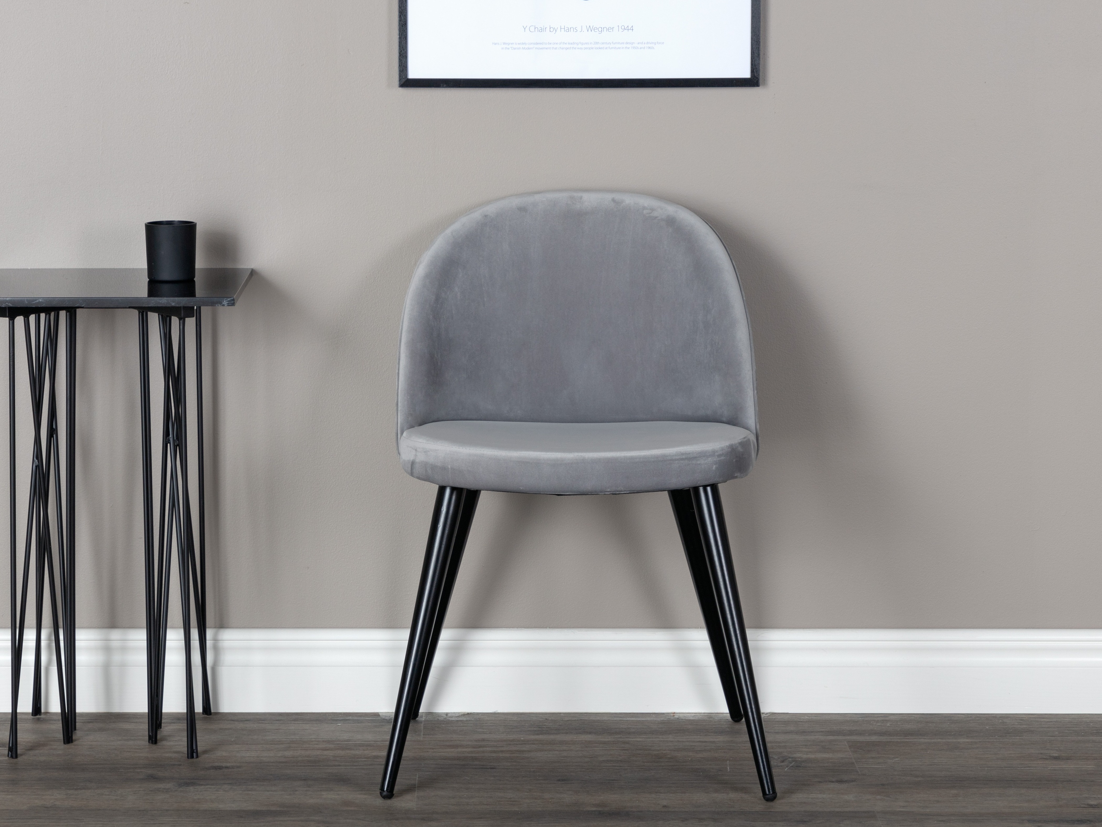 Scaun Dallas 3809 (Gri + Negru)