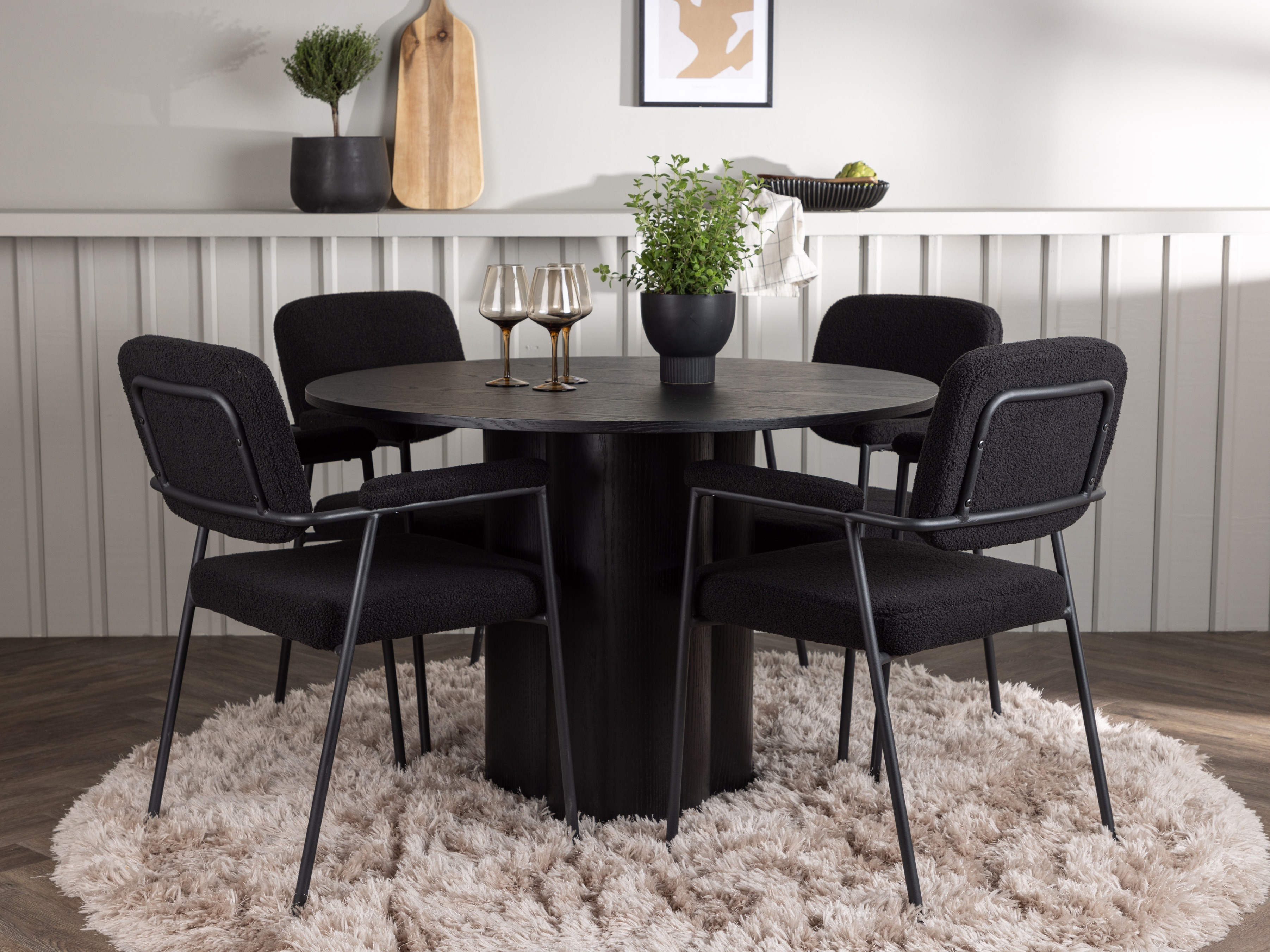 Set de mese Dallas 4358 (Negru)