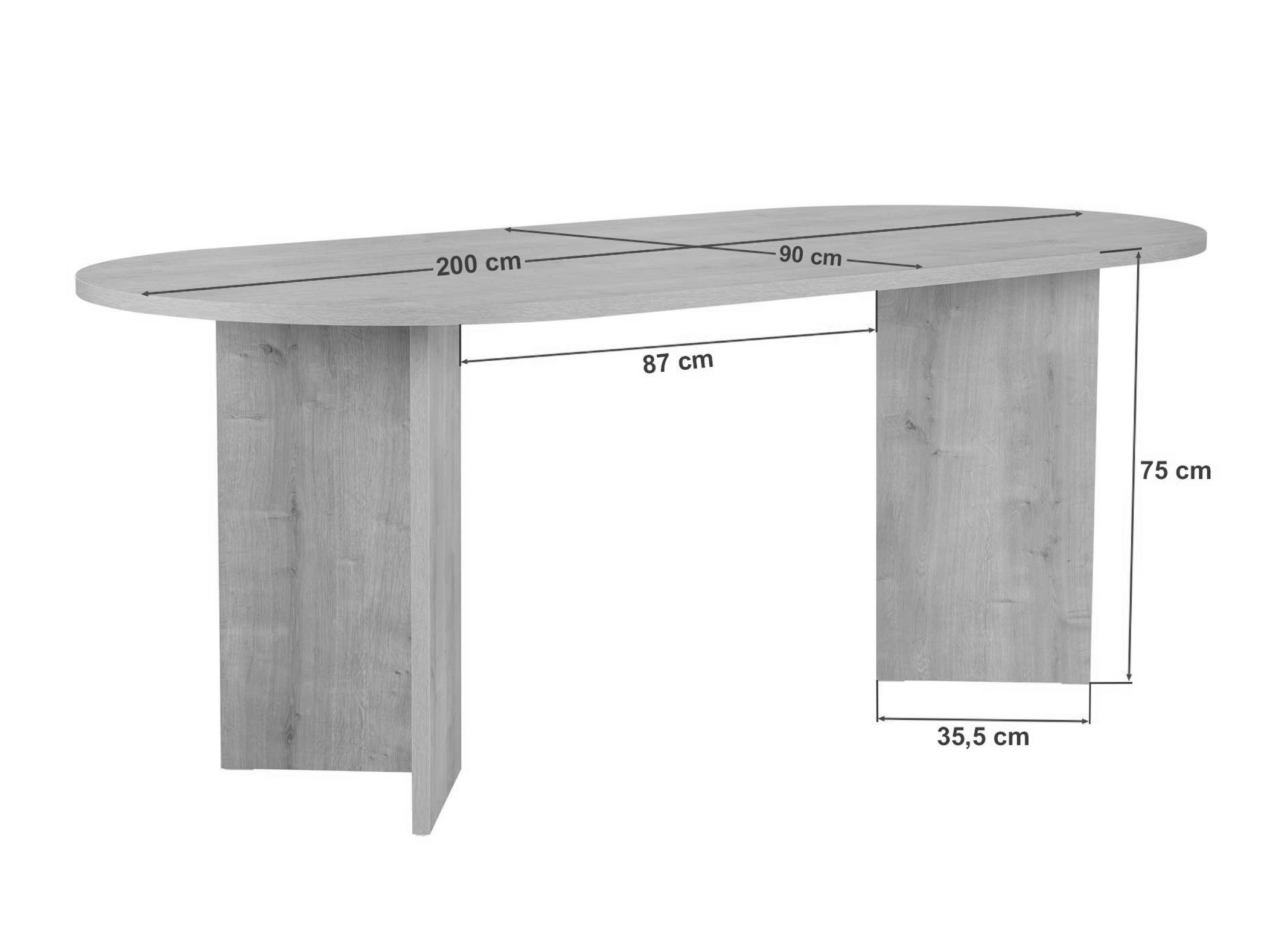 Masă Novato 138 (Travertin ușor)