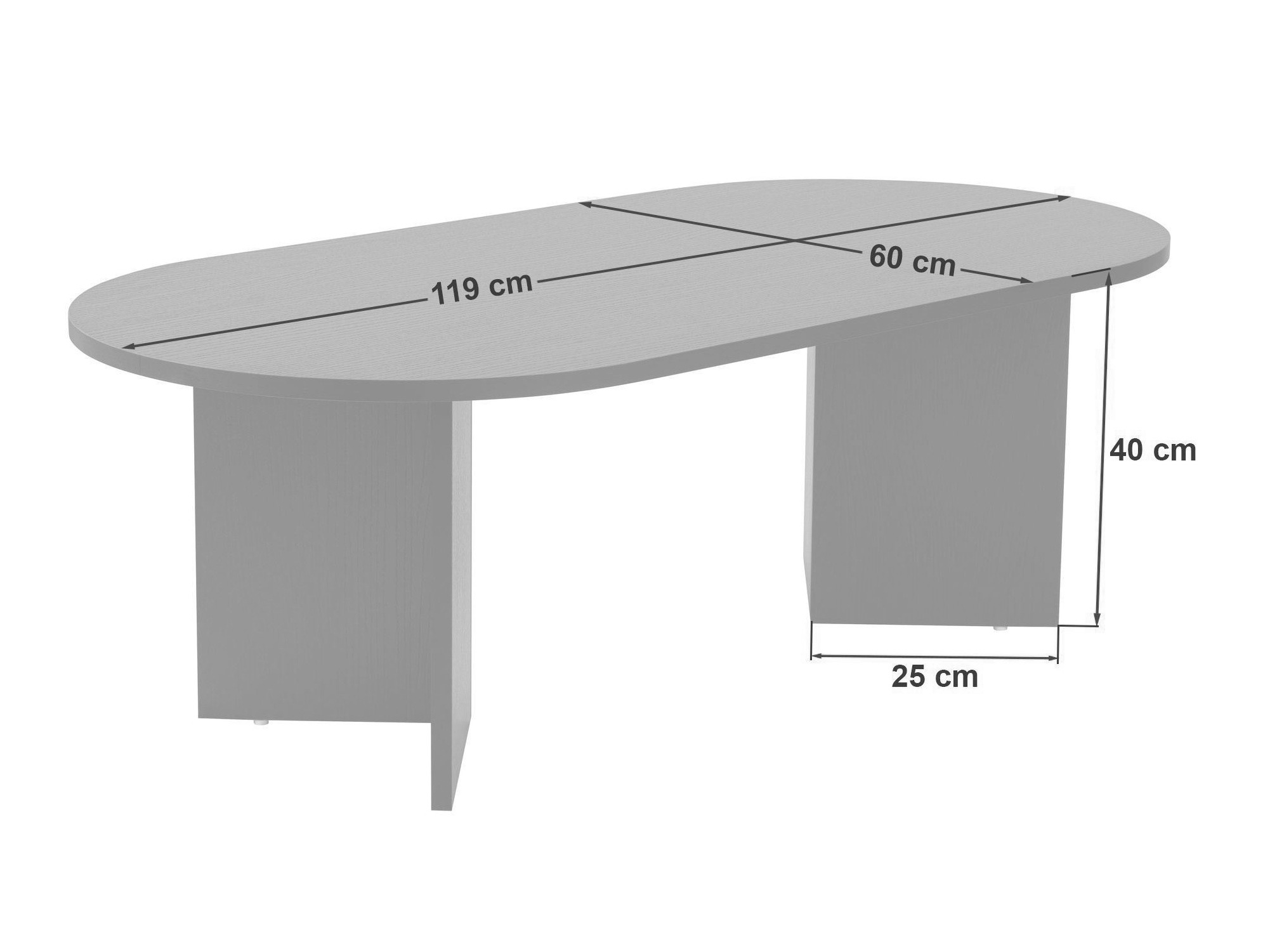 Măsuță de cafea Novato 111 (Stejar + Negru)