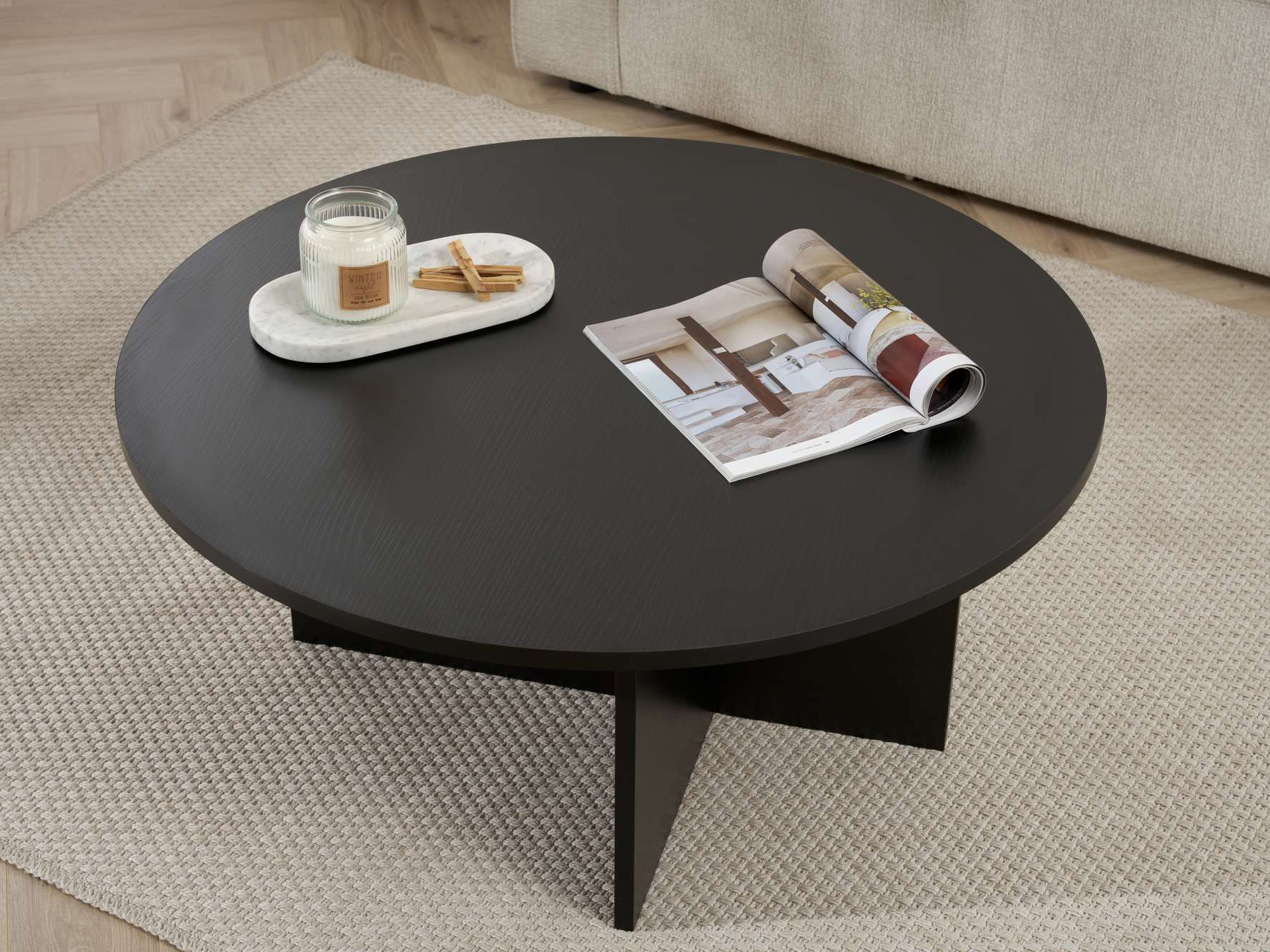 Măsuță de cafea Novato 137 (Negru)