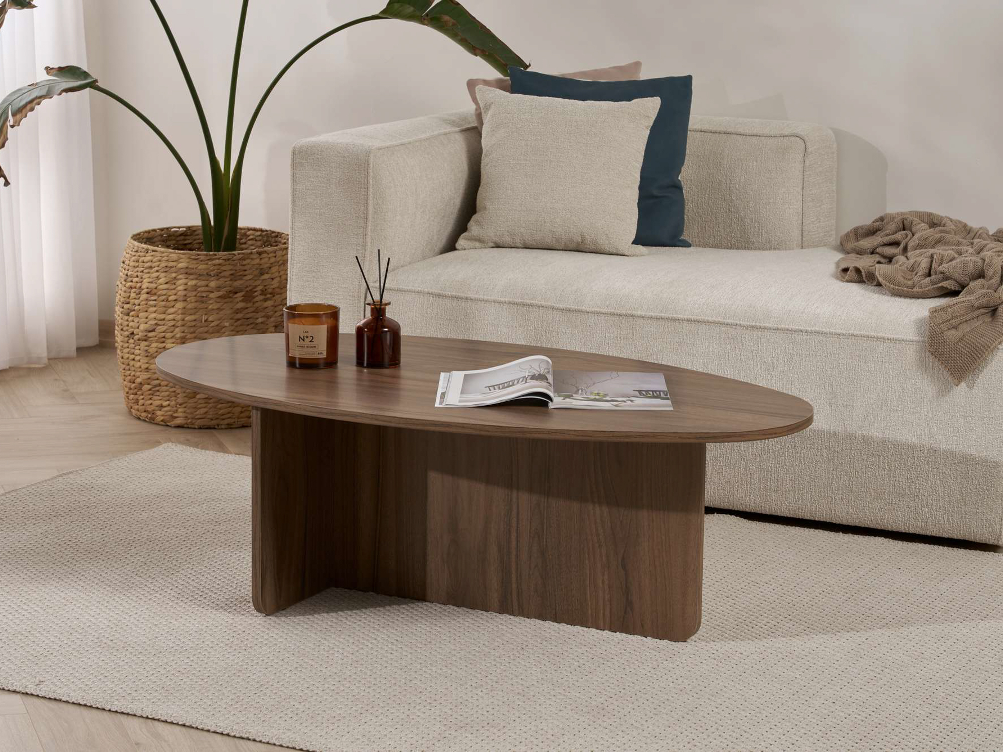 Măsuță de cafea Novato 139 (Nuc)