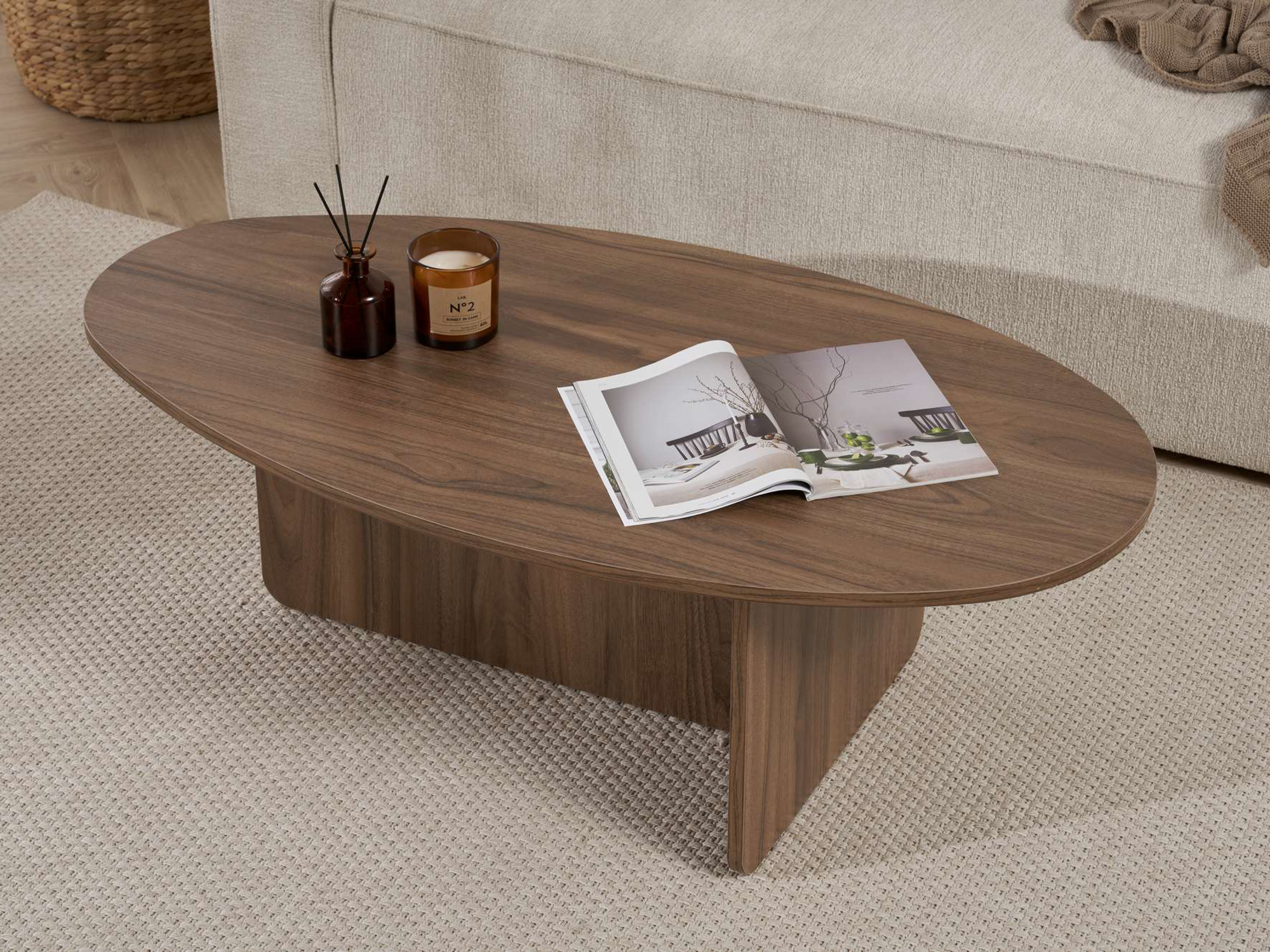 Măsuță de cafea Novato 139 (Nuc)