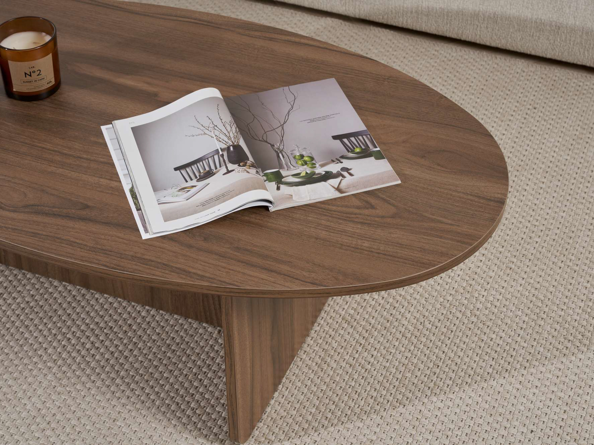 Măsuță de cafea Novato 139 (Nuc)