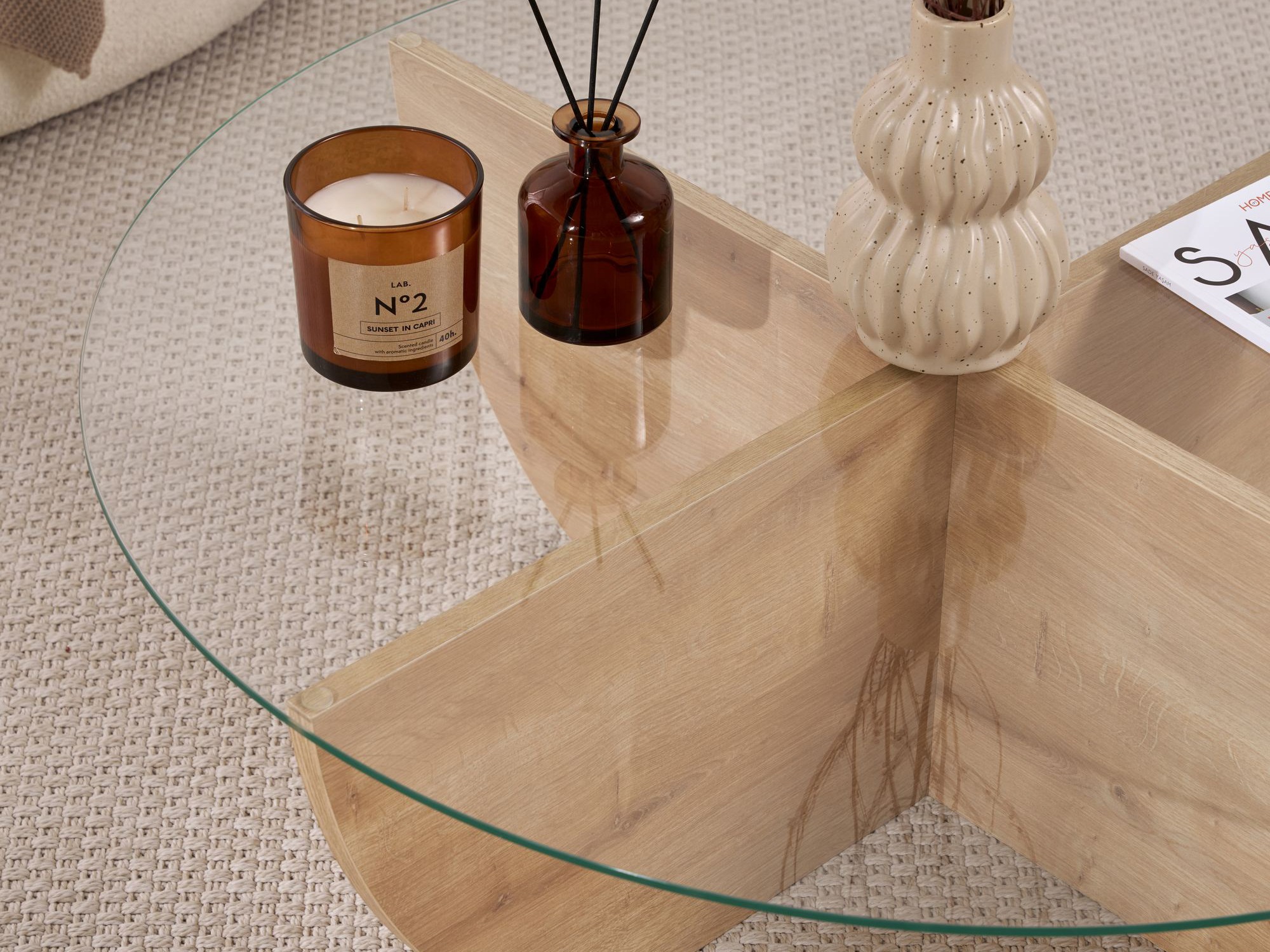 Măsuță de cafea Novato 140 (Stejar)