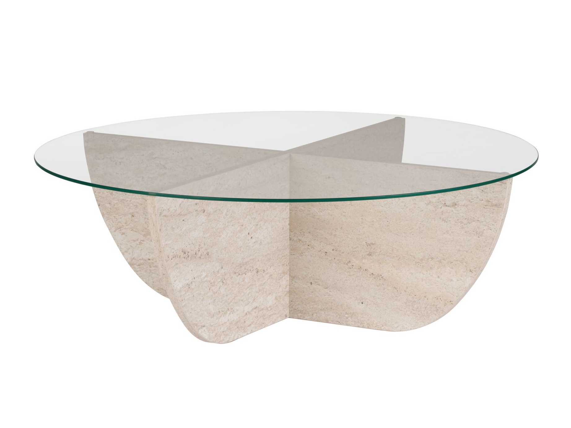 Măsuță de cafea Novato 140 (Travertin ușor)