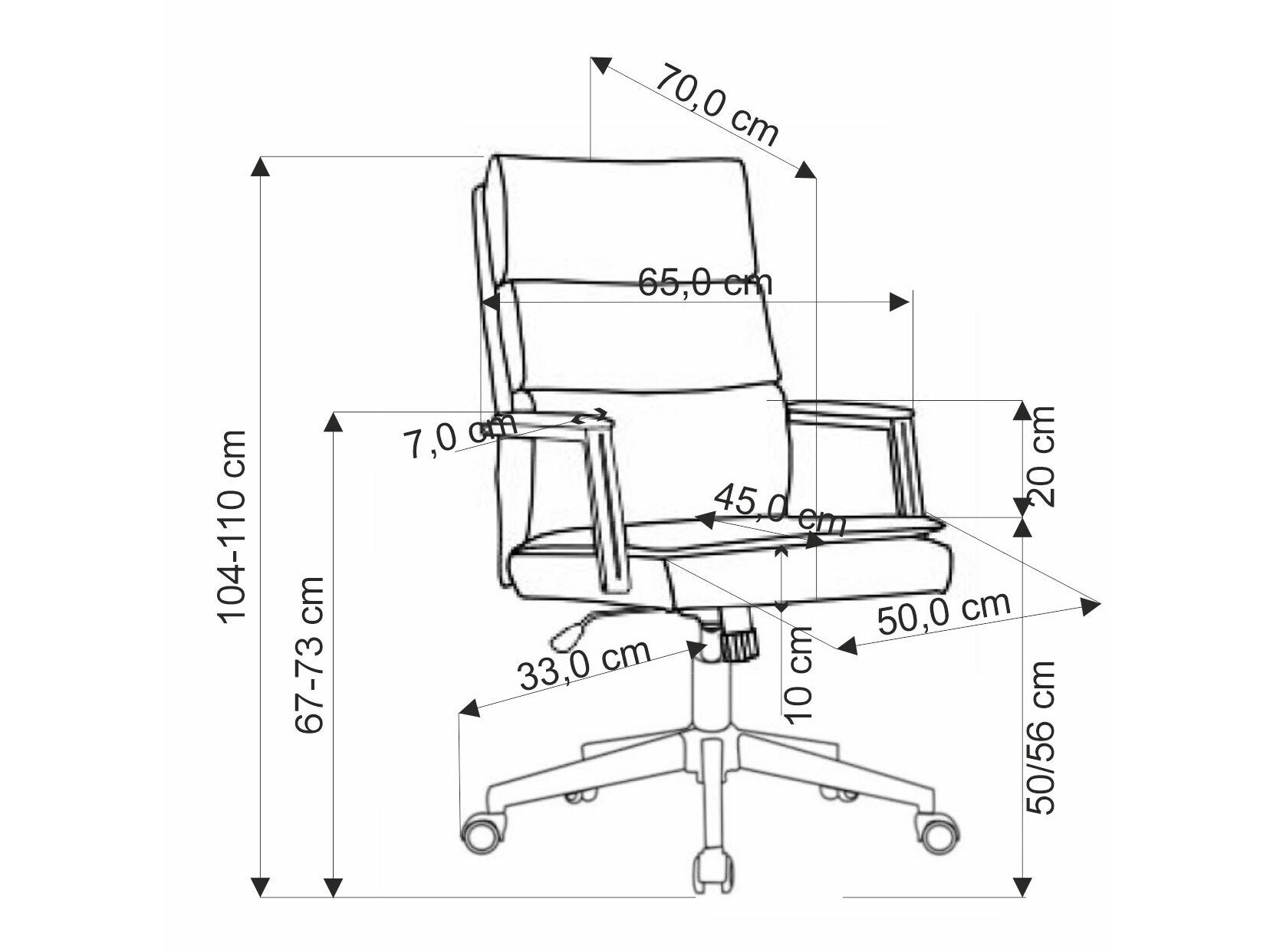 Scaun de birou SR10498 cu un mic defect