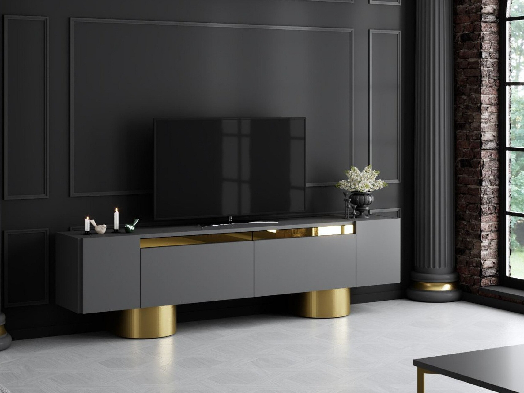 Comodă TV Kailua 2669 (Antracit)