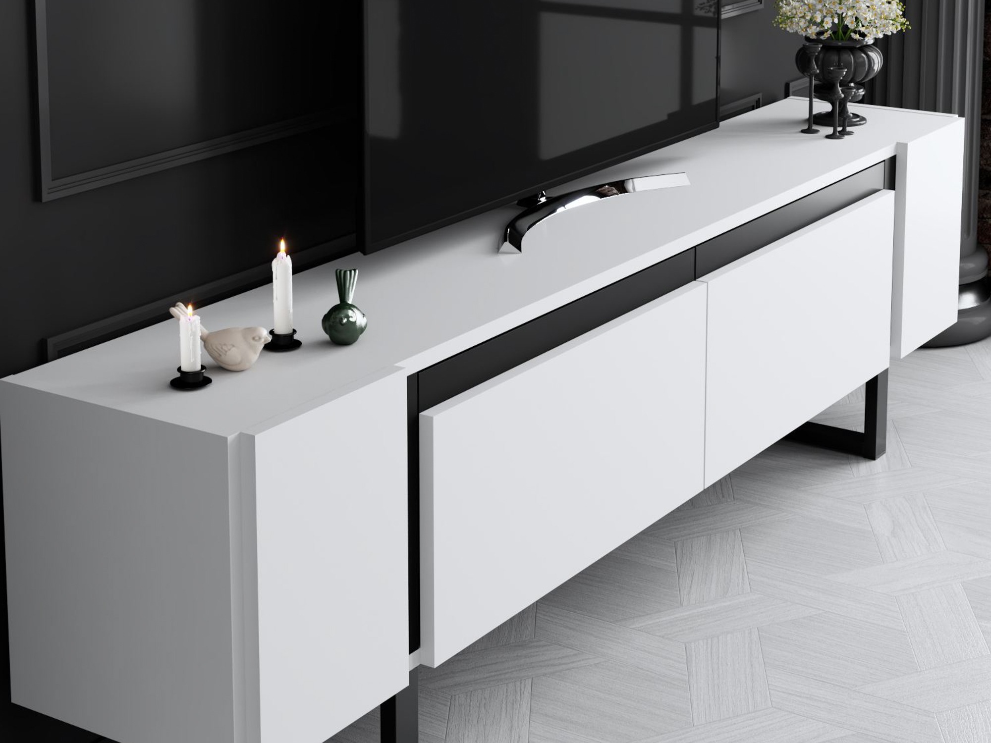 Comodă TV Kailua 2670 (Alb)