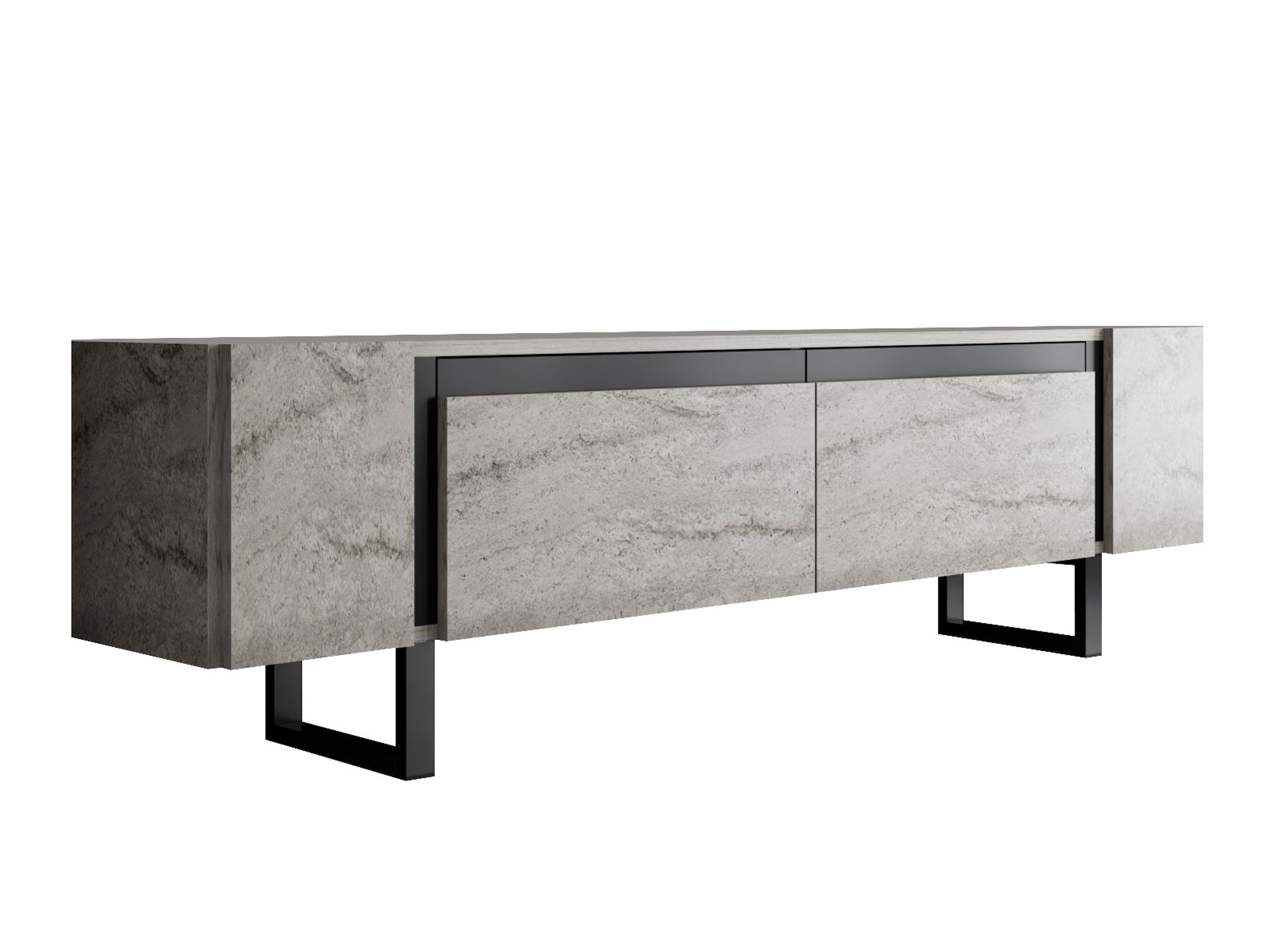 Comodă TV Kailua 2670 (Travertin ușor)