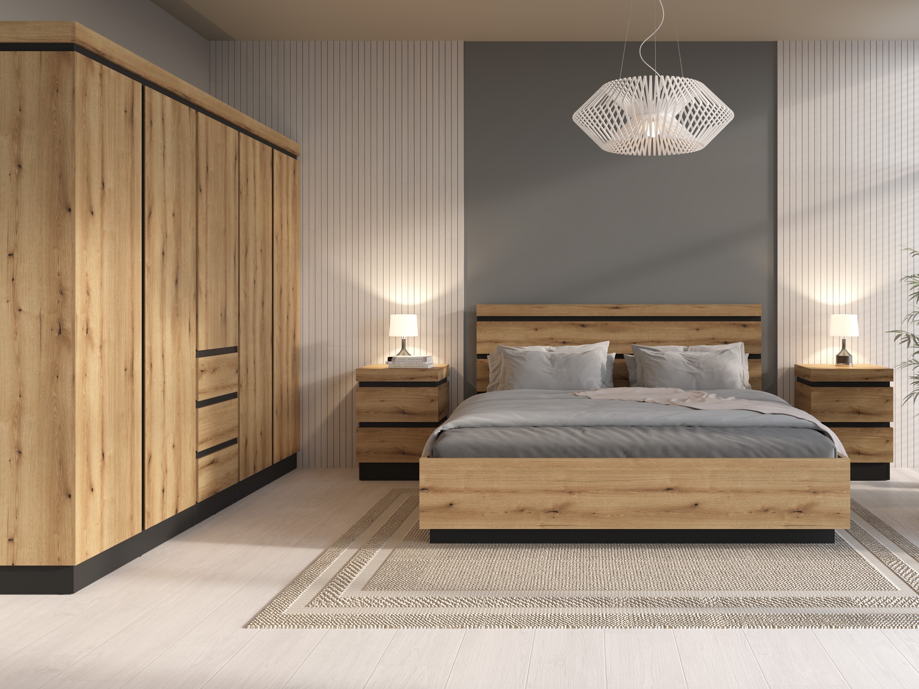 Set dormitor Enocira 133 (Nu)