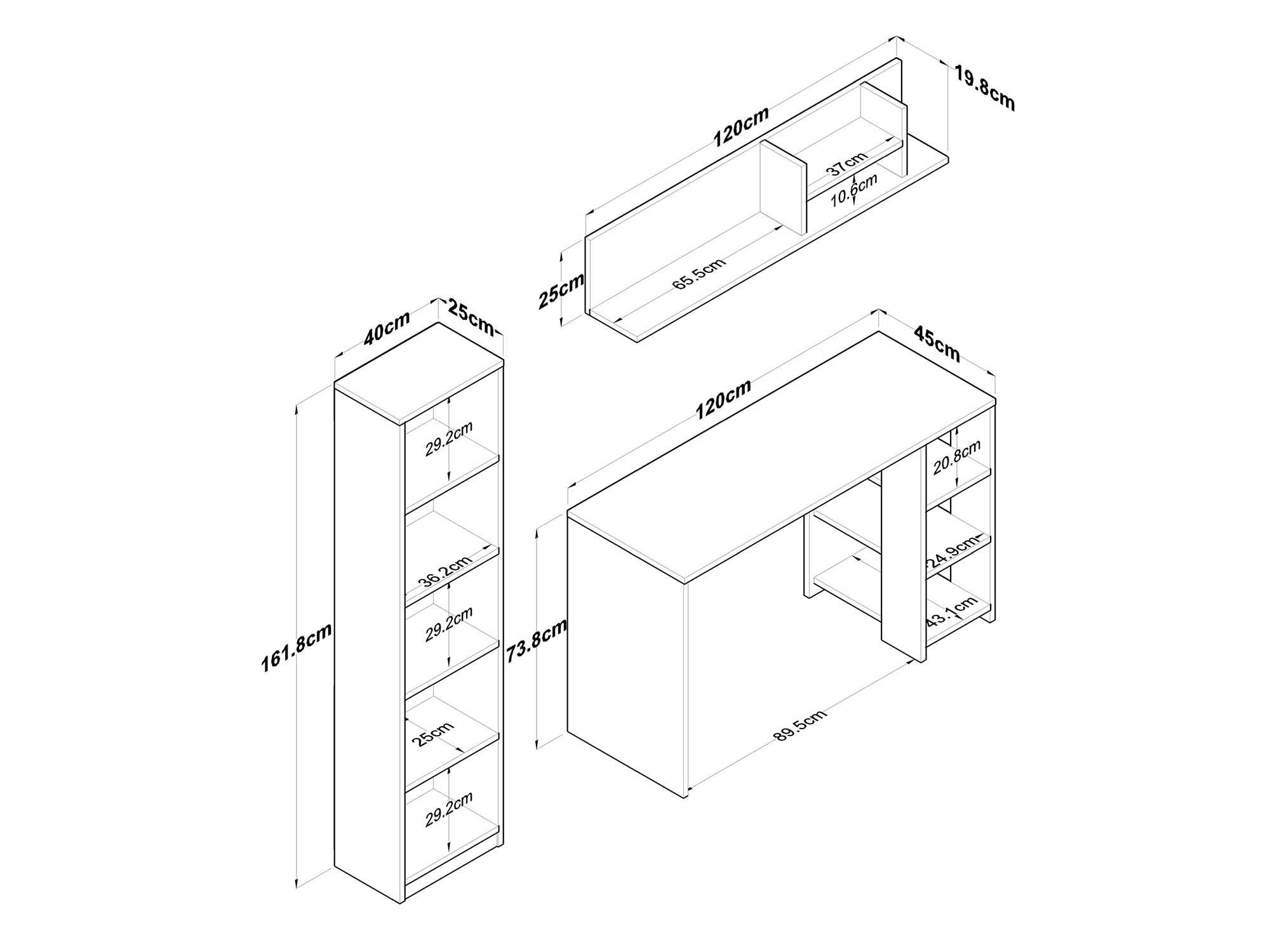Set birou acasă Catdelu 110