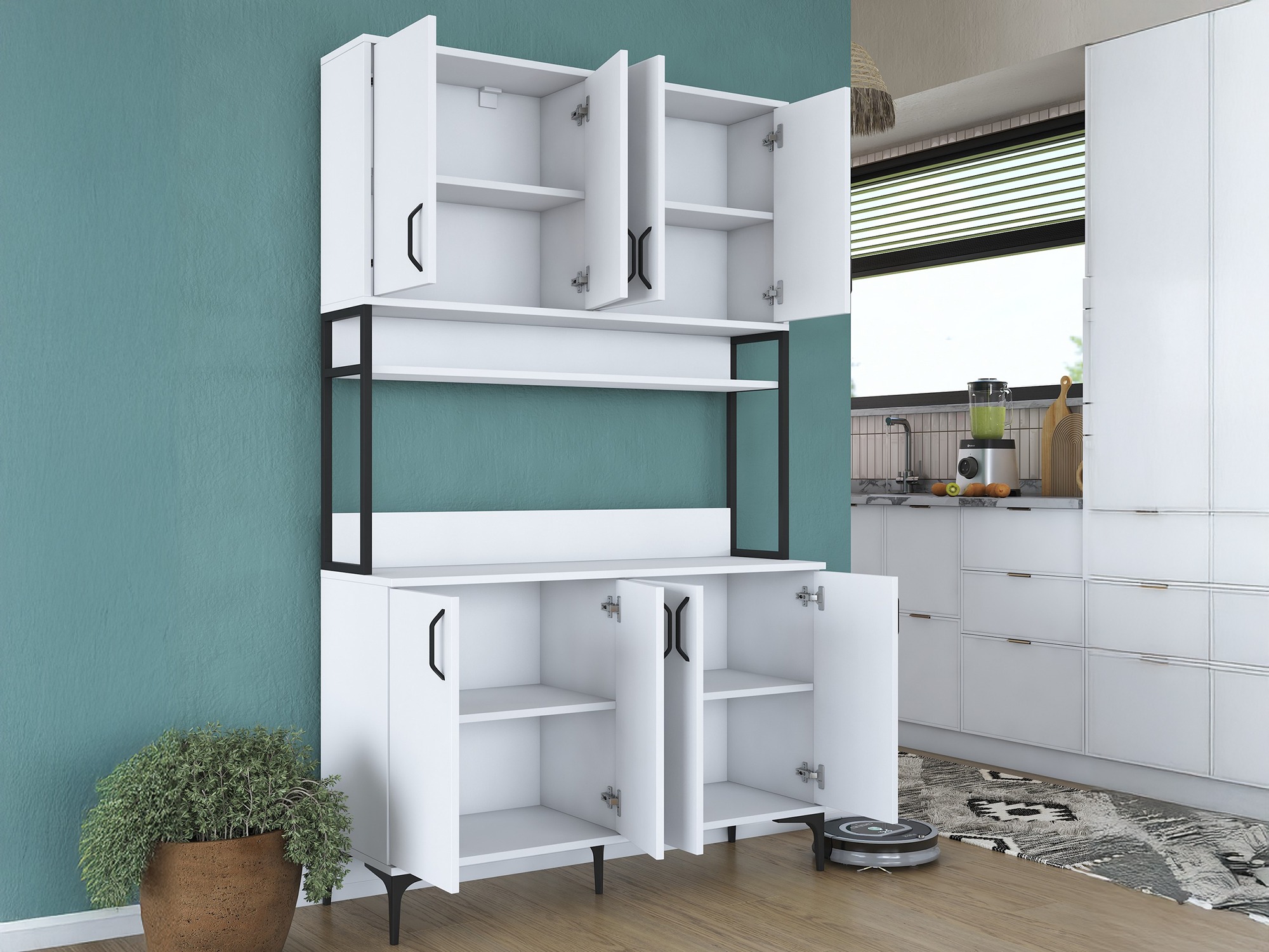 Mobilier multifuncțional Kailua 2678 (Alb)