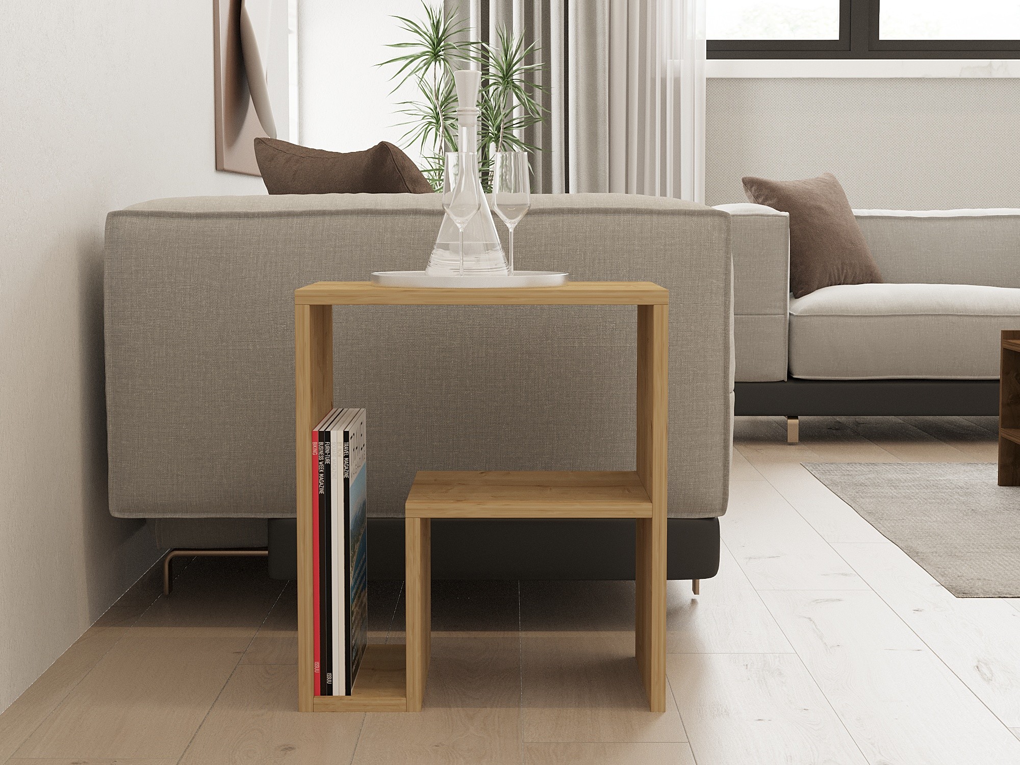 Măsuță laterală Kailua 2688 (Stejar)