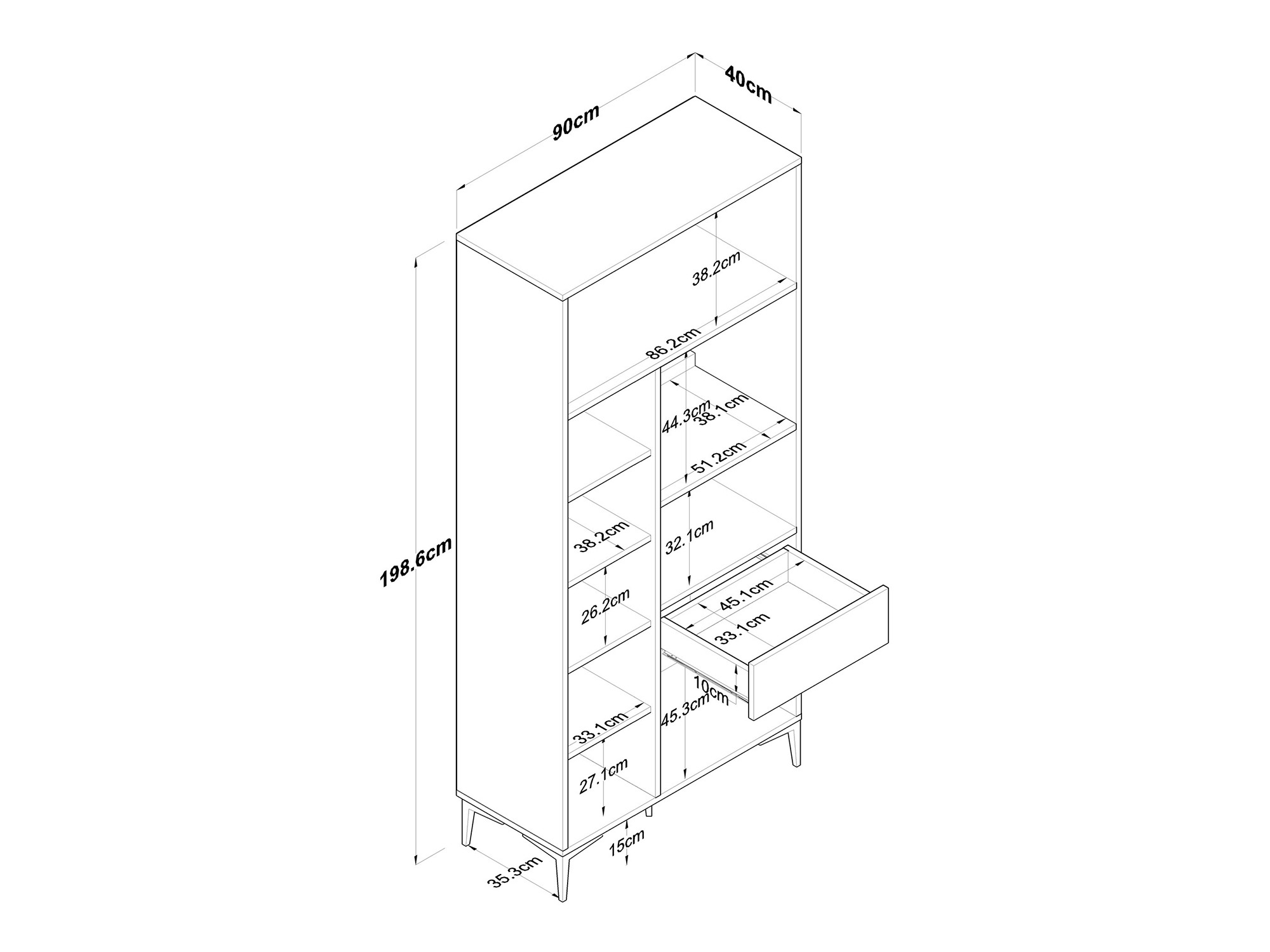 Mobilier multifuncțional Asheboro 188