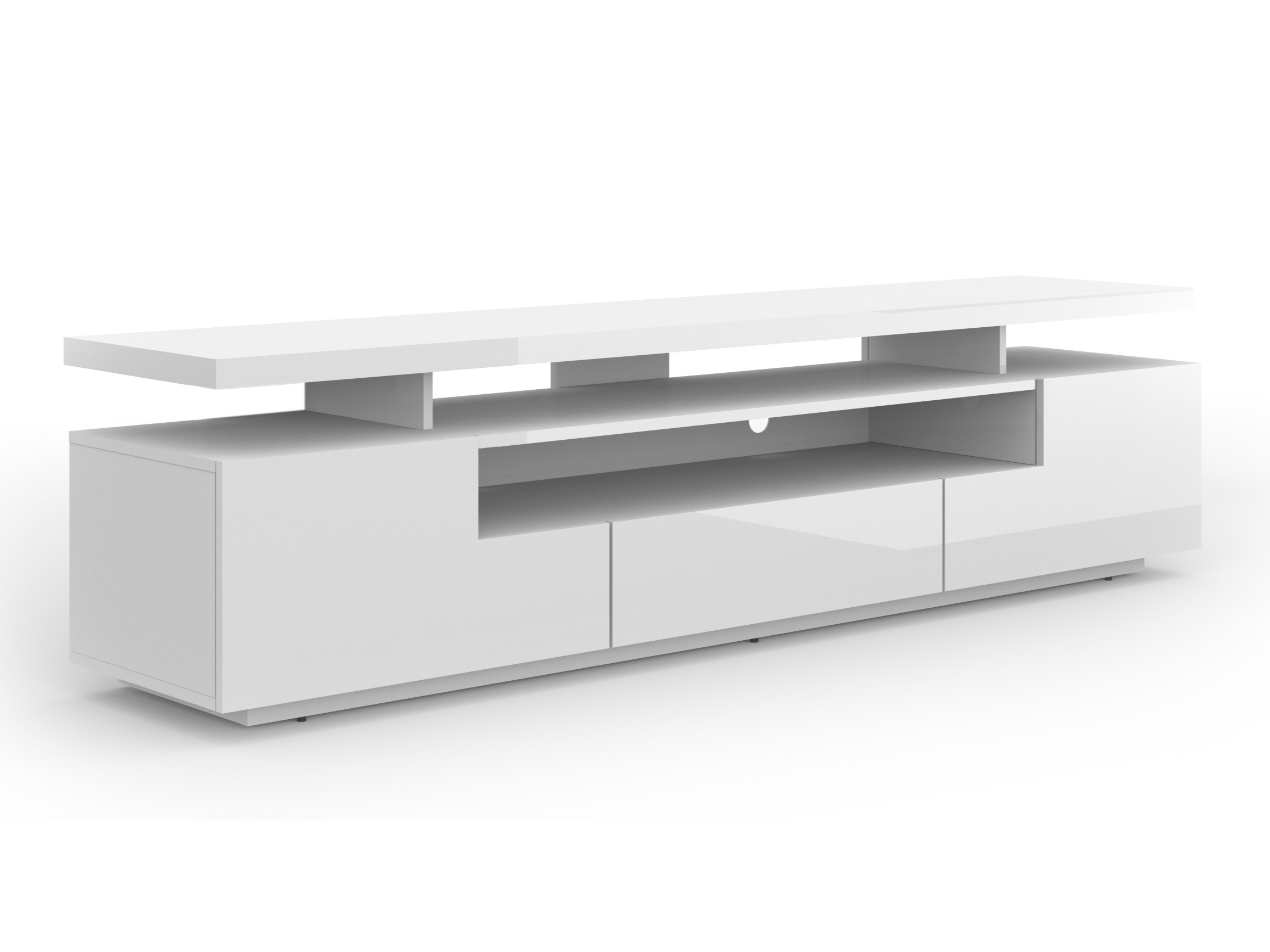 Comodă TV Buffalo 175 (Alb lucios)