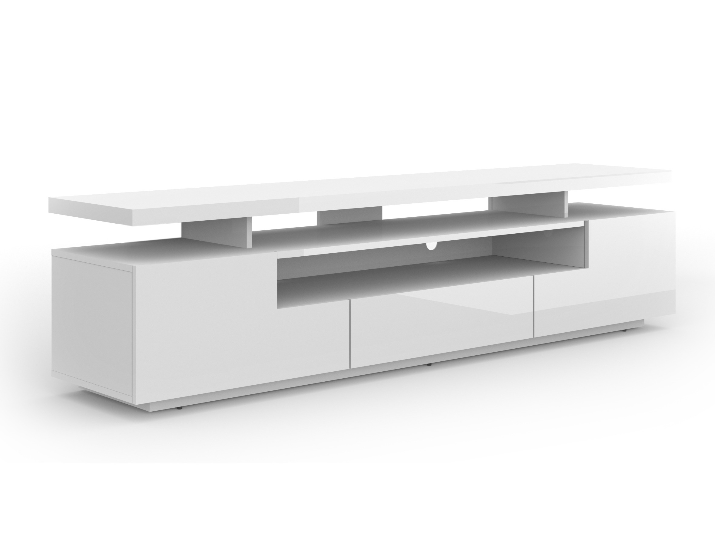 Comodă TV Buffalo 175 (Alb lucios)