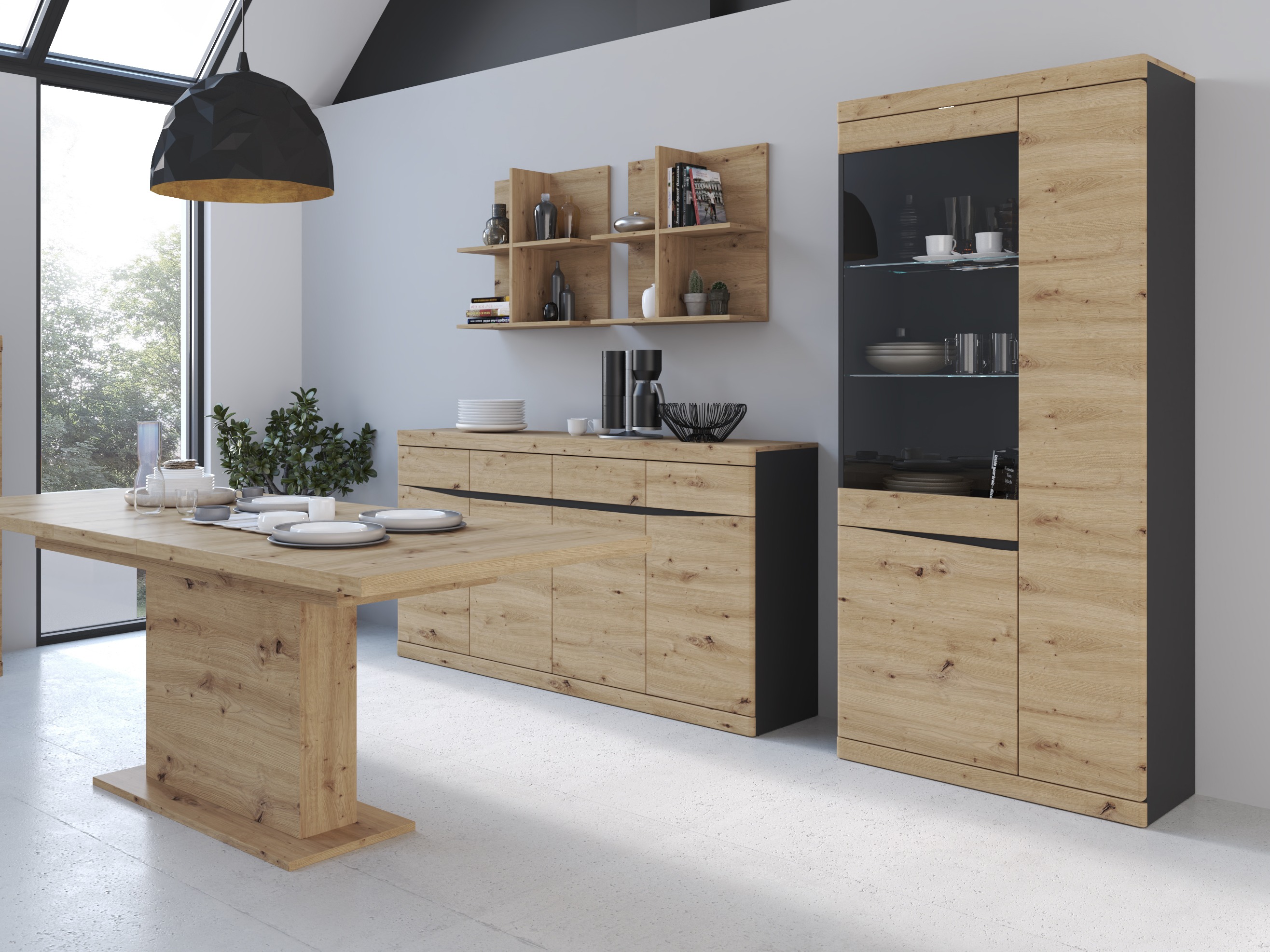 Raft Venlori 128 (Antracit + Stejar artizan)