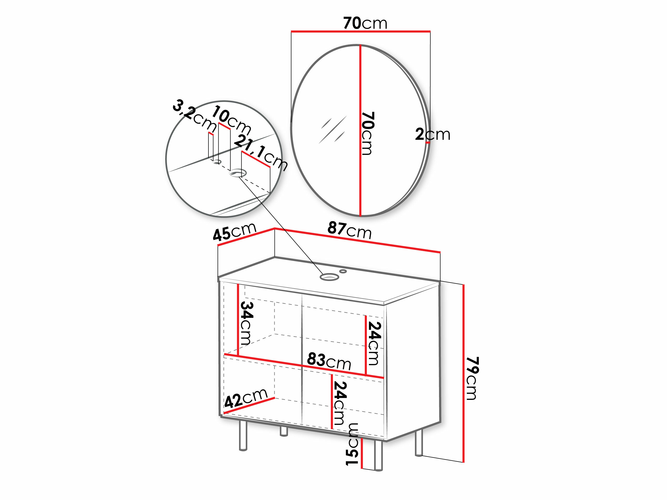 Set baie Virdomi 110 (Cașmir)