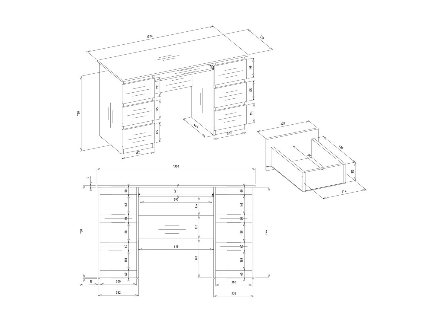 Birou Mandeville 306