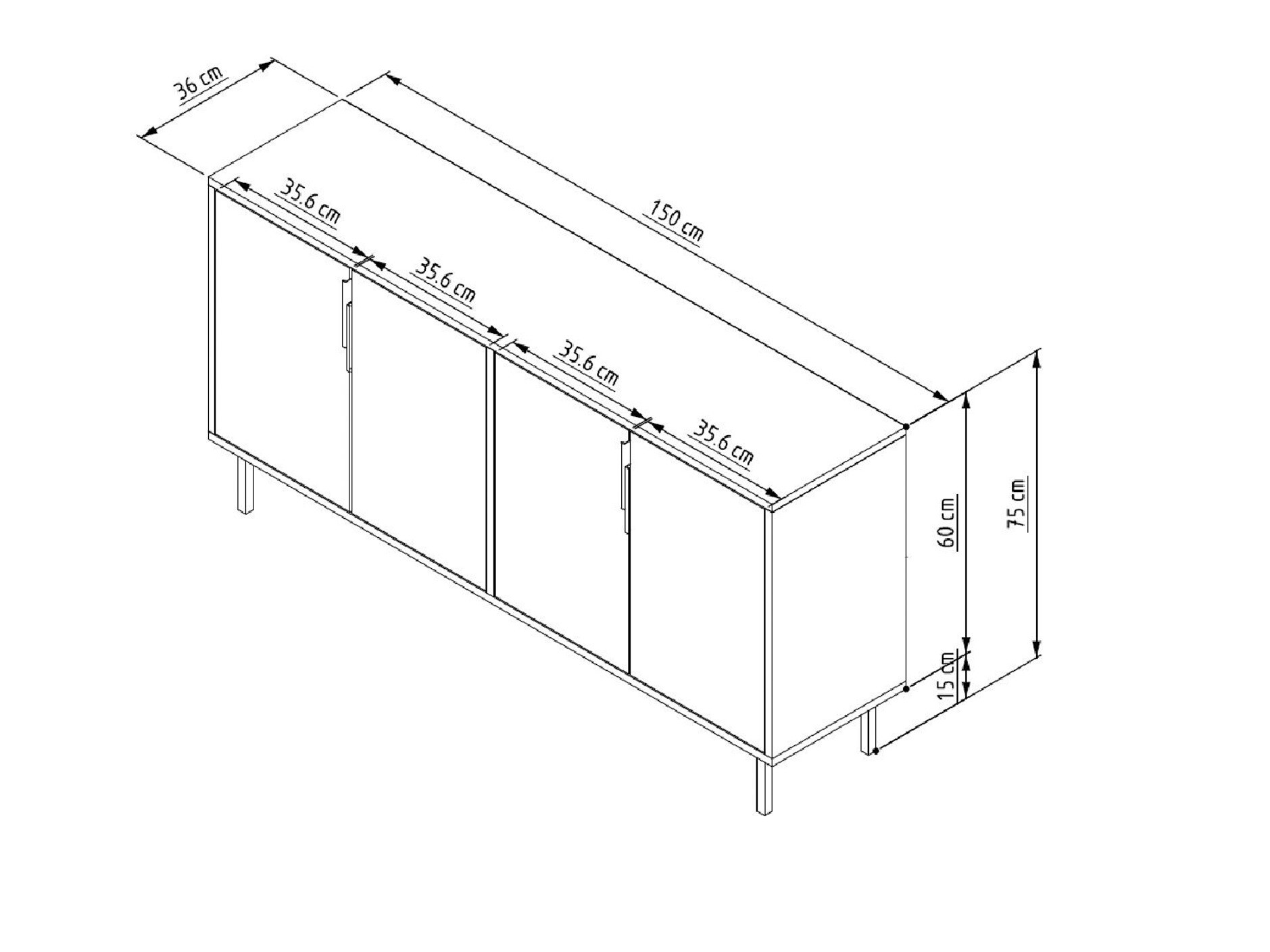 Bufet Kailua 2707 (Alb)