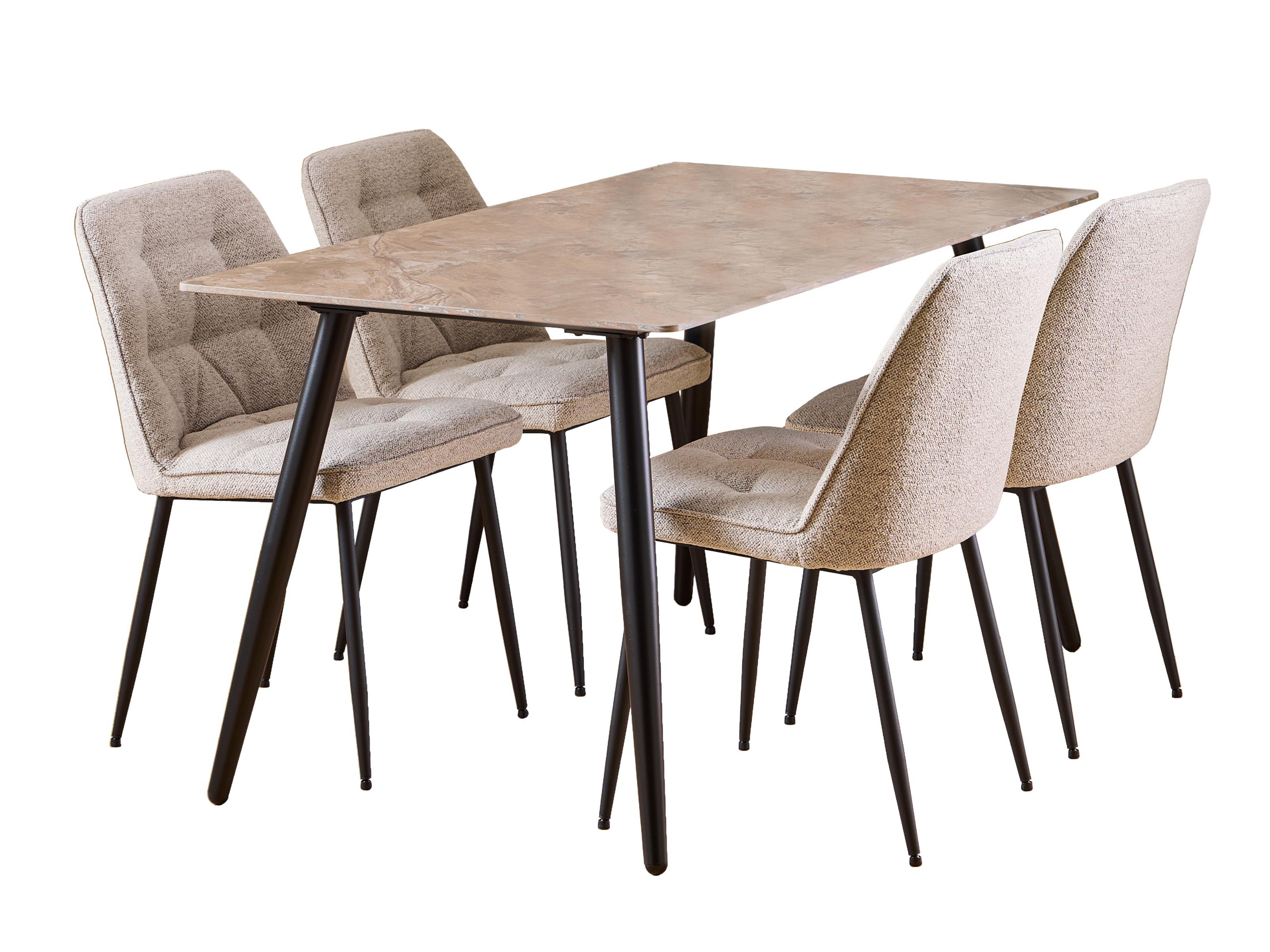 Set de mese Norsica 1012 (Bej + Negru)