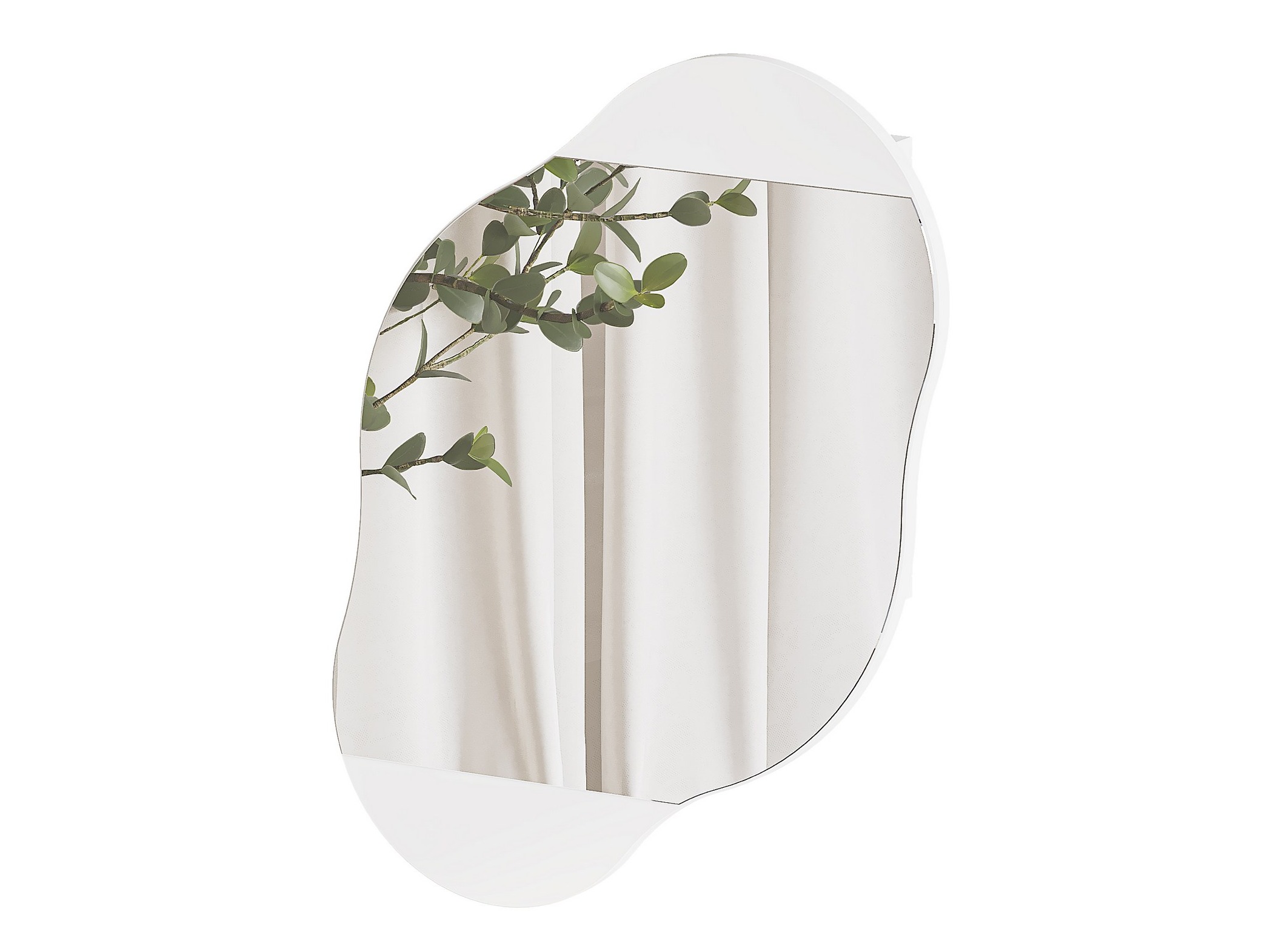 Dulap de baie cu oglindă Kailua 2711 (Alb)