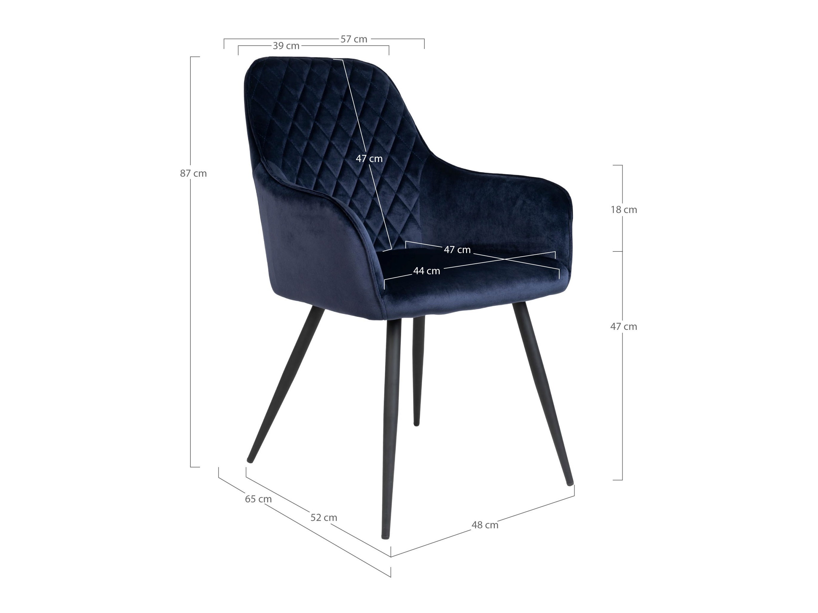 Scaun Brea 213 (Albastru)