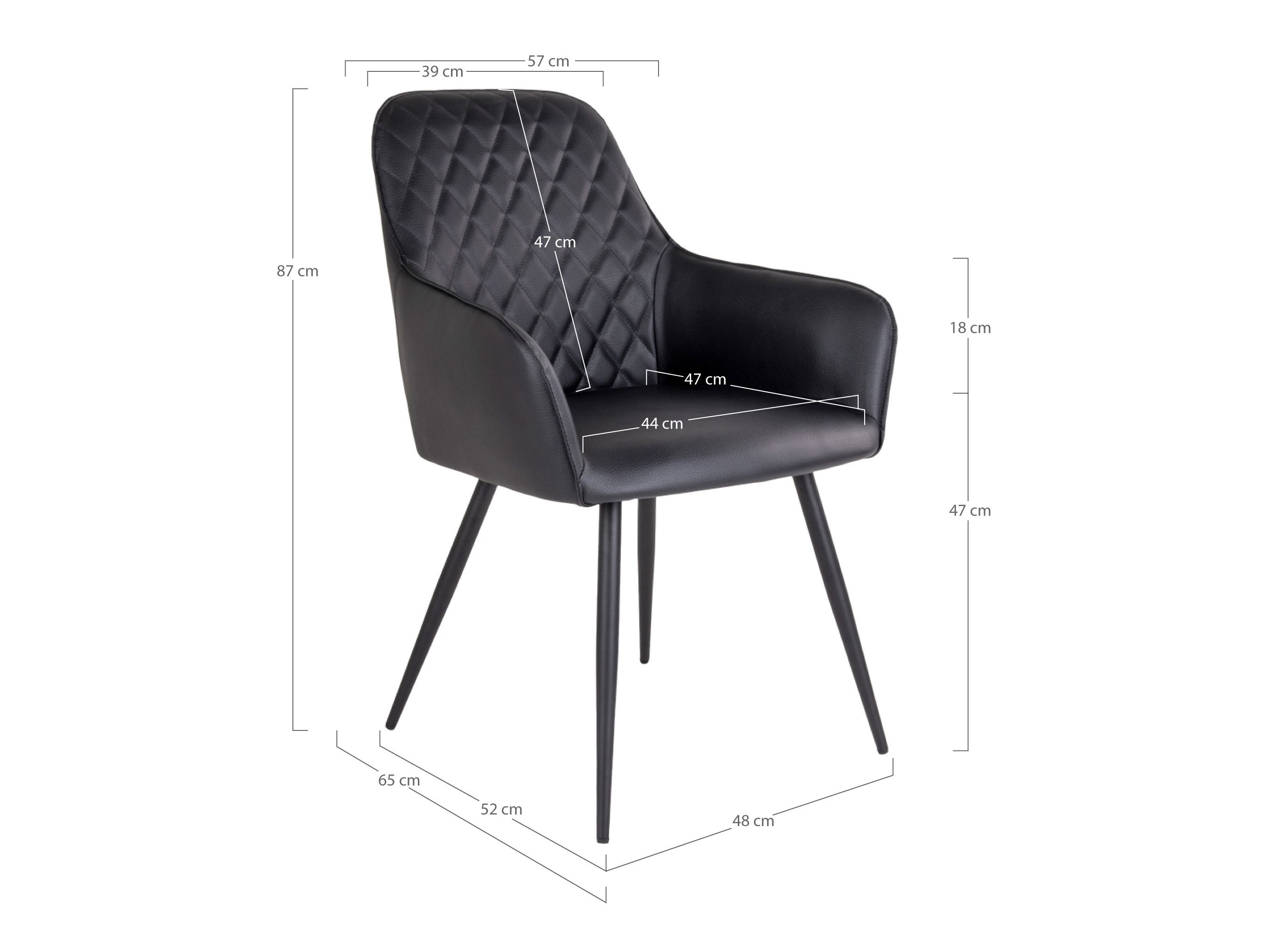 Scaun Brea 213 (Negru)