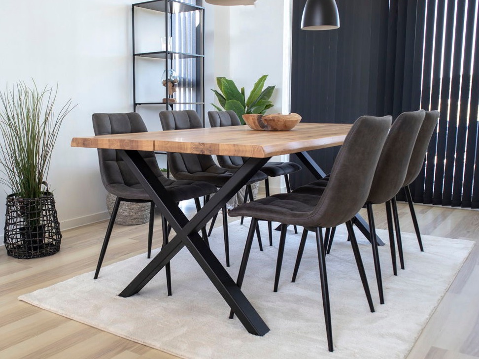 Scaun Brea 227 (Negru + Gri inchis)