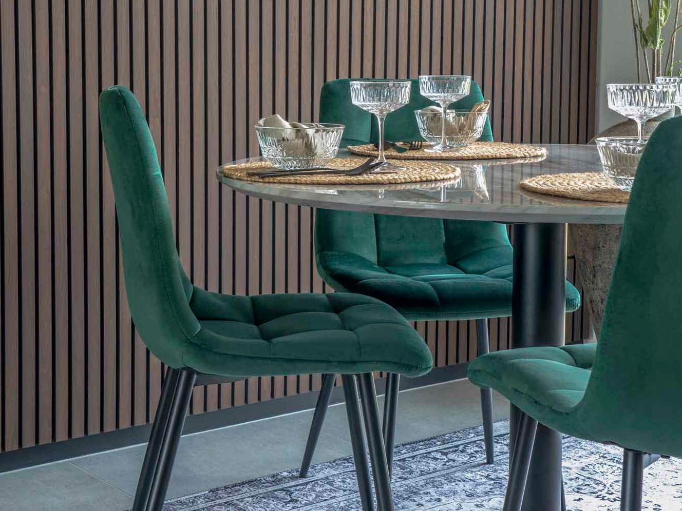 Scaun Brea 227 (Negru + Verde)