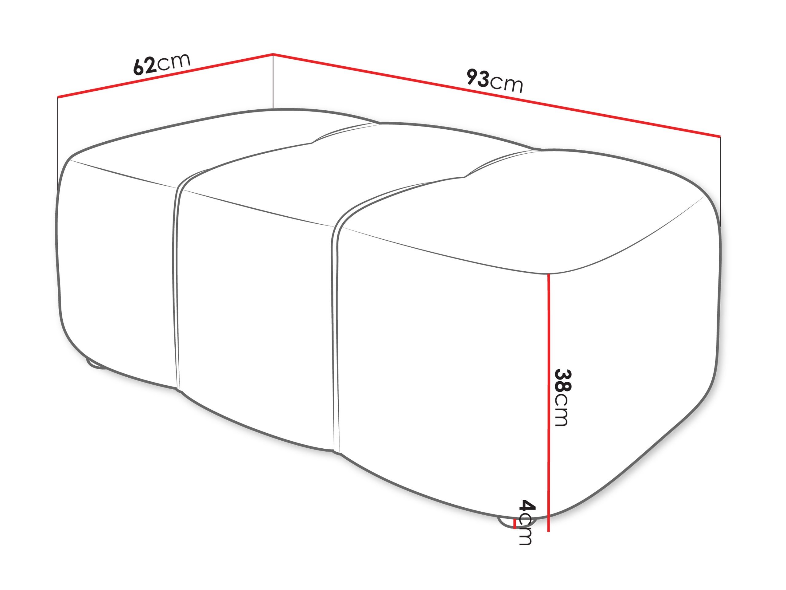 Bancă tapițată SR10622 cu ambalaj deteriorat