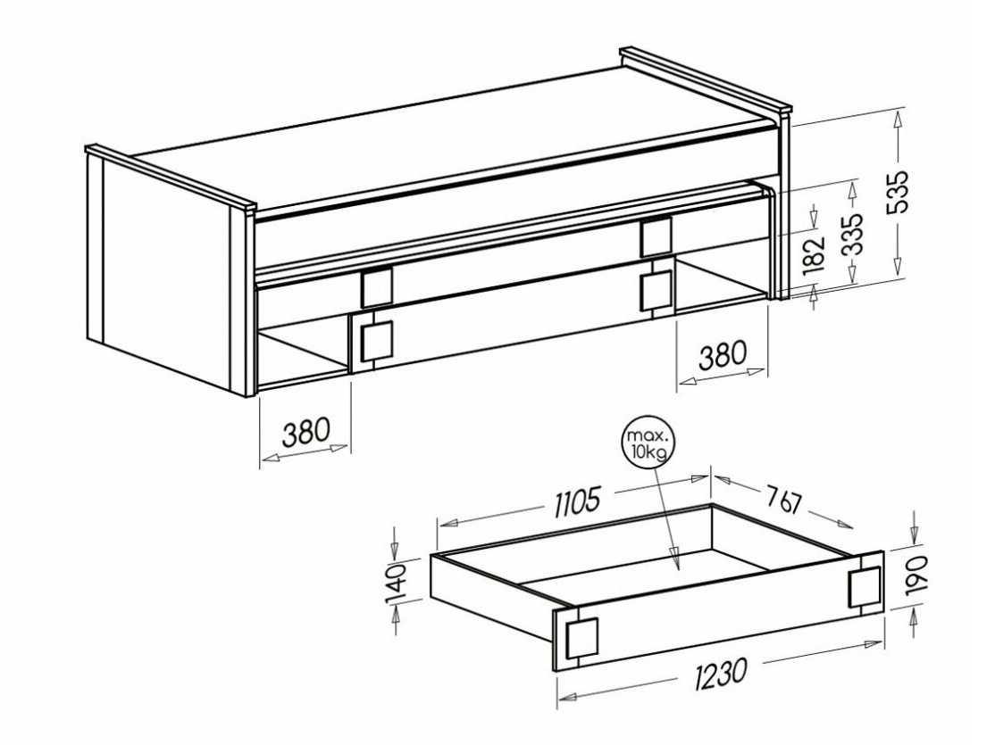Pat Elmenou 115 (Alb + Antracit)
