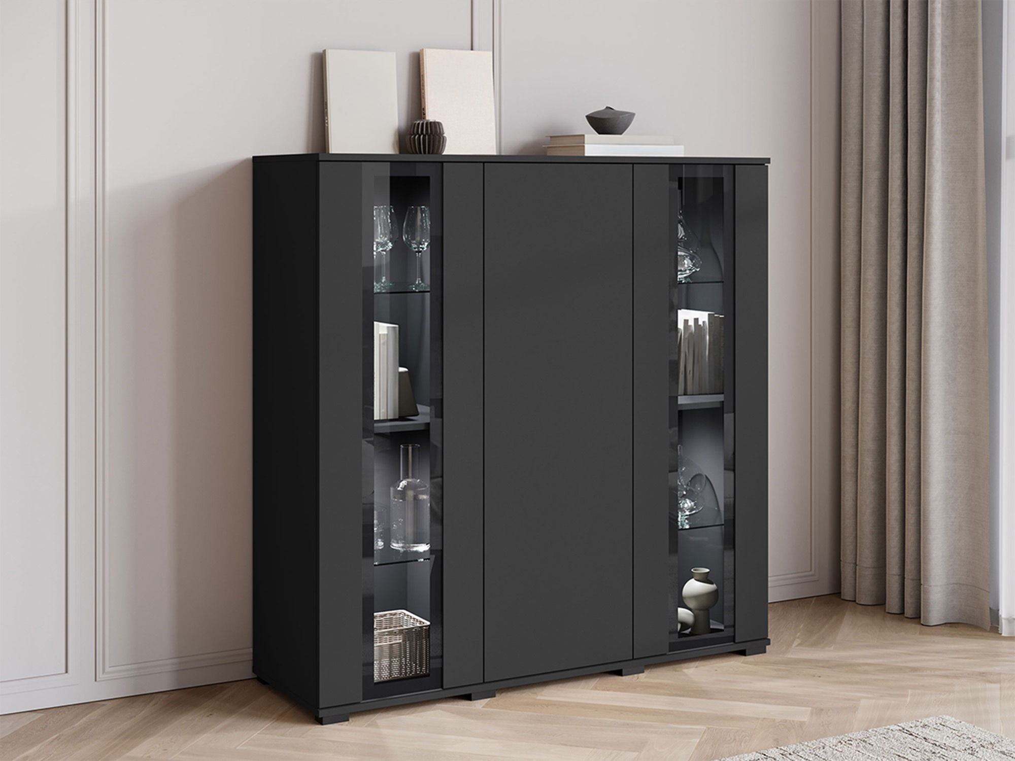 Bufet Torcame 100 (Negru)