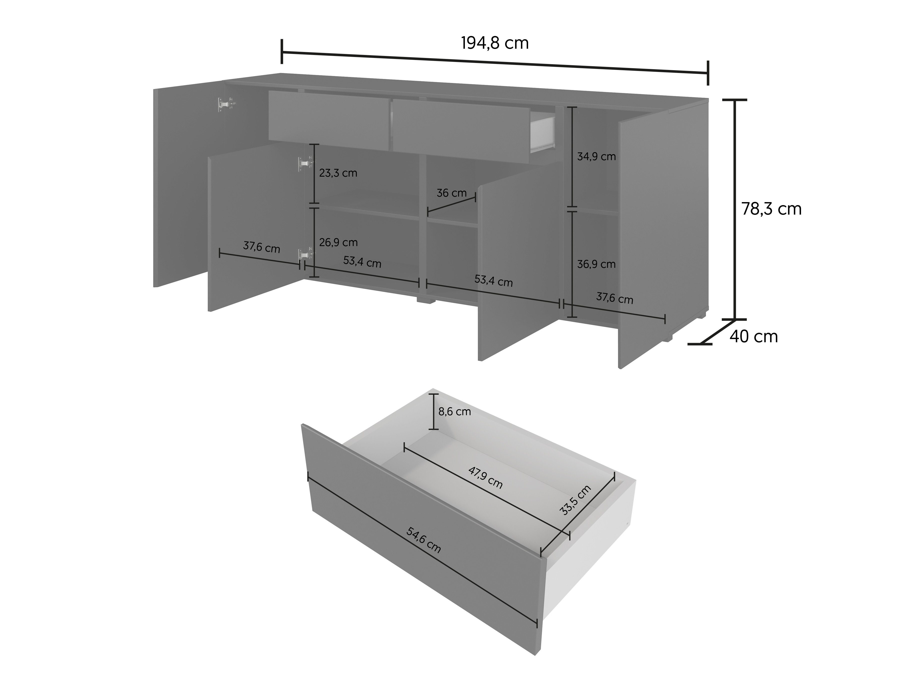 Comodă SR10649 cu un mic defect
