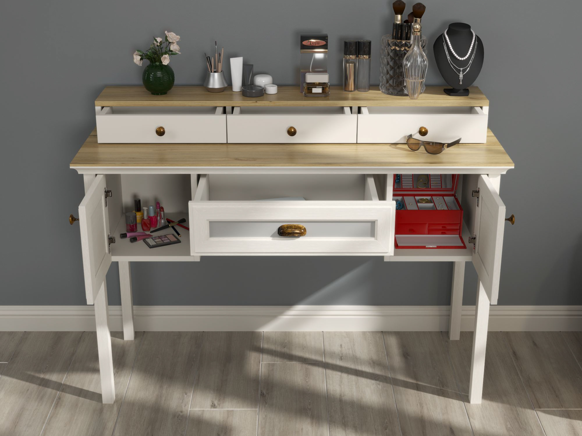 Măsuță de machiaj Melvero 114