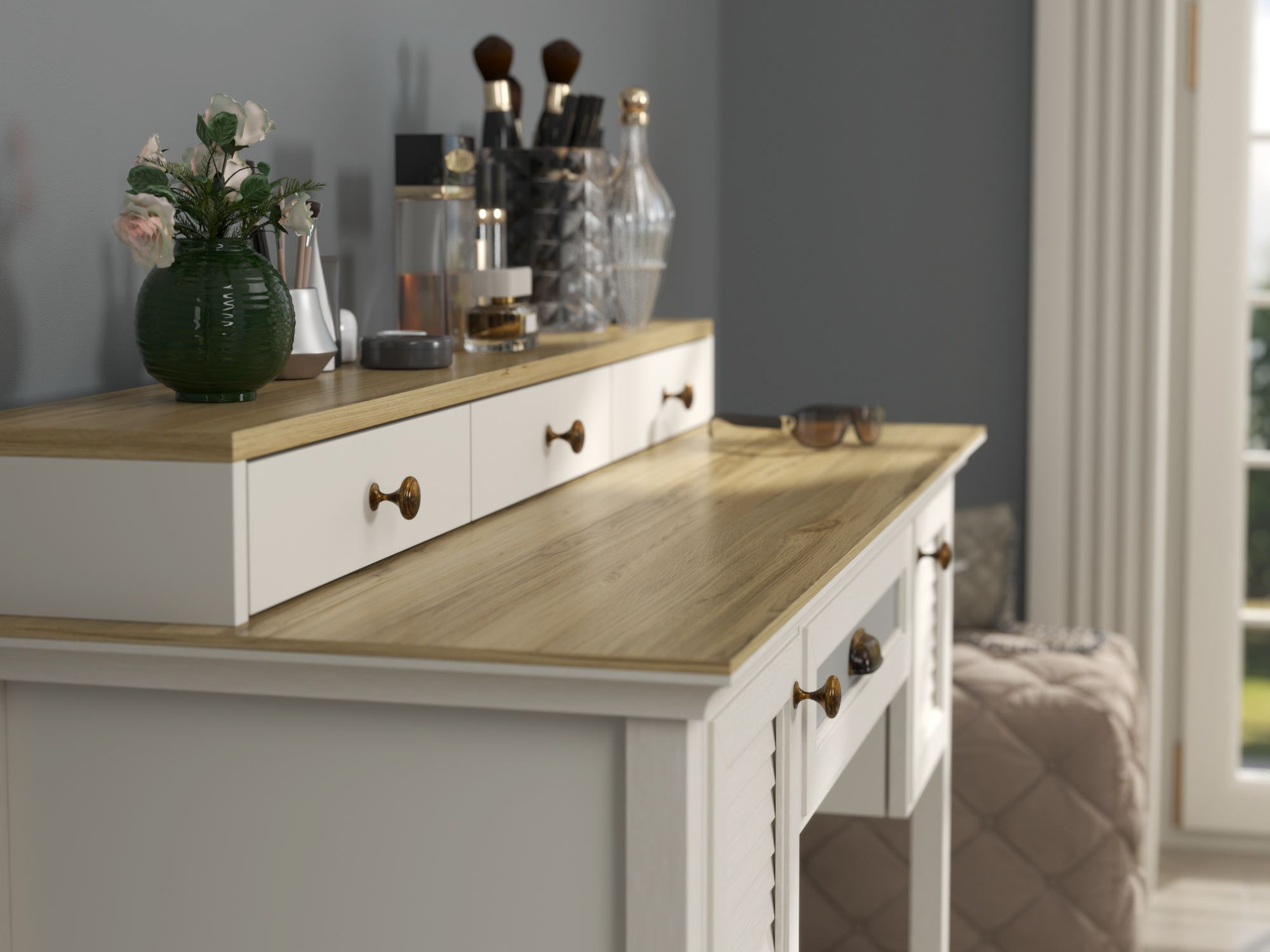 Măsuță de machiaj Melvero 114