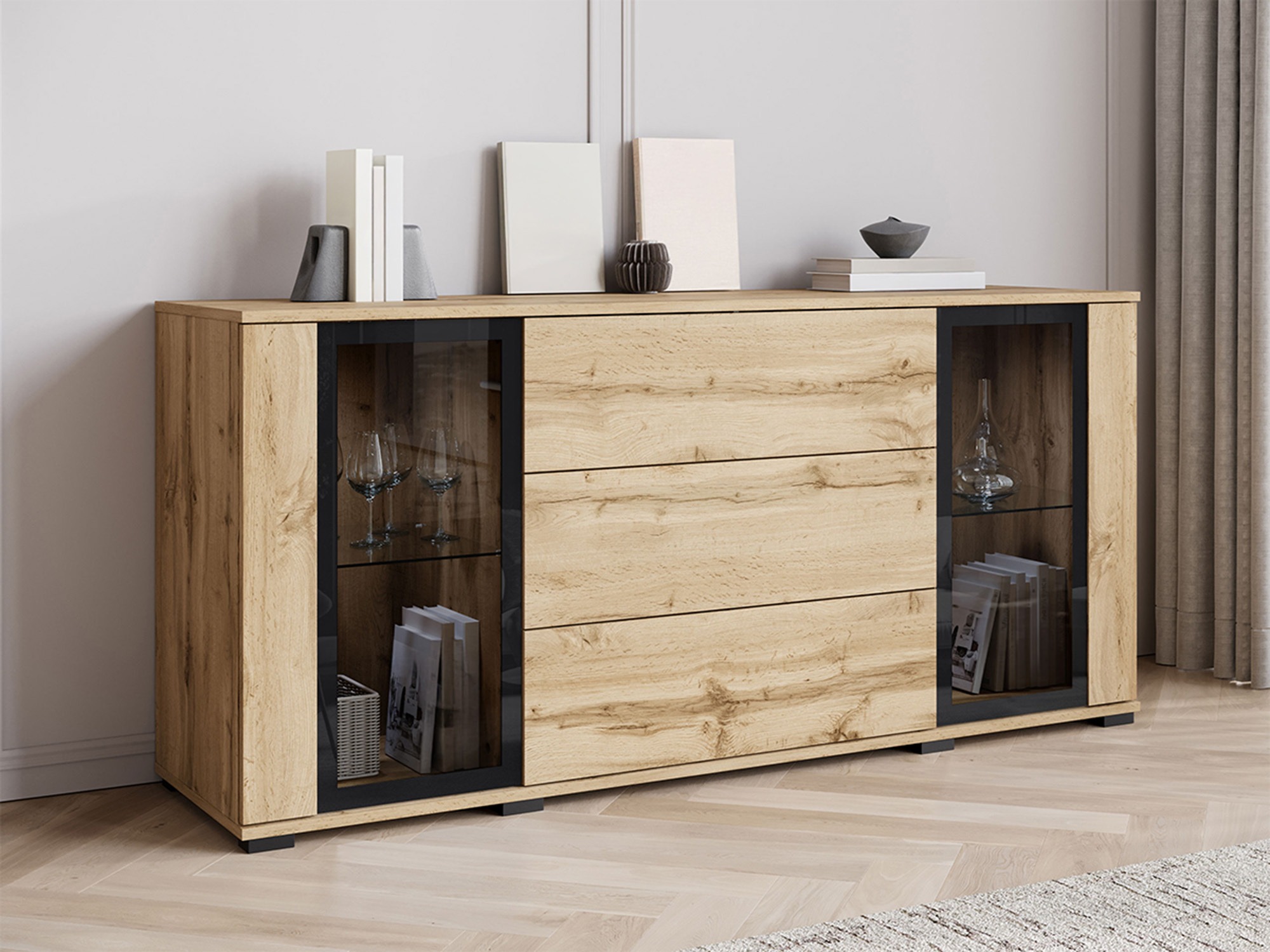 Comodă Torcame 101 (Stejar Wotan)