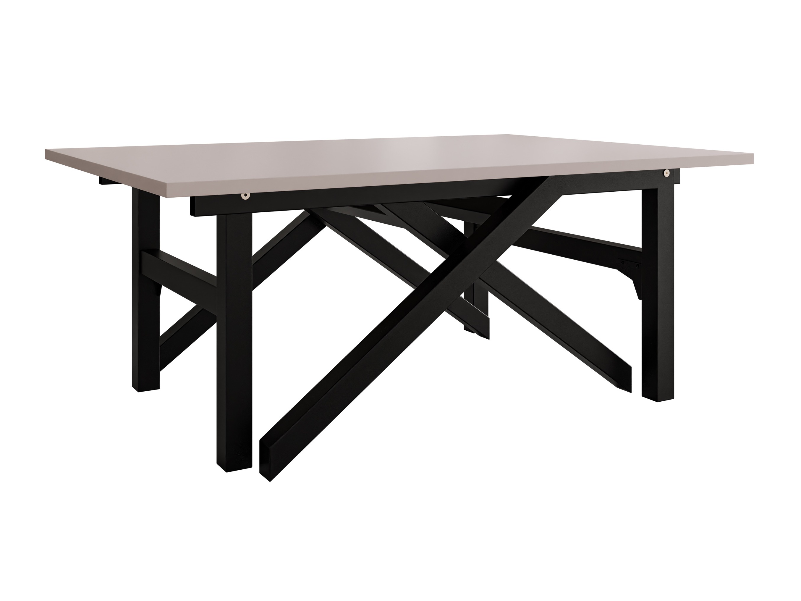Măsuță de cafea extensibila Oswego 151 (Cașmir + Negru)