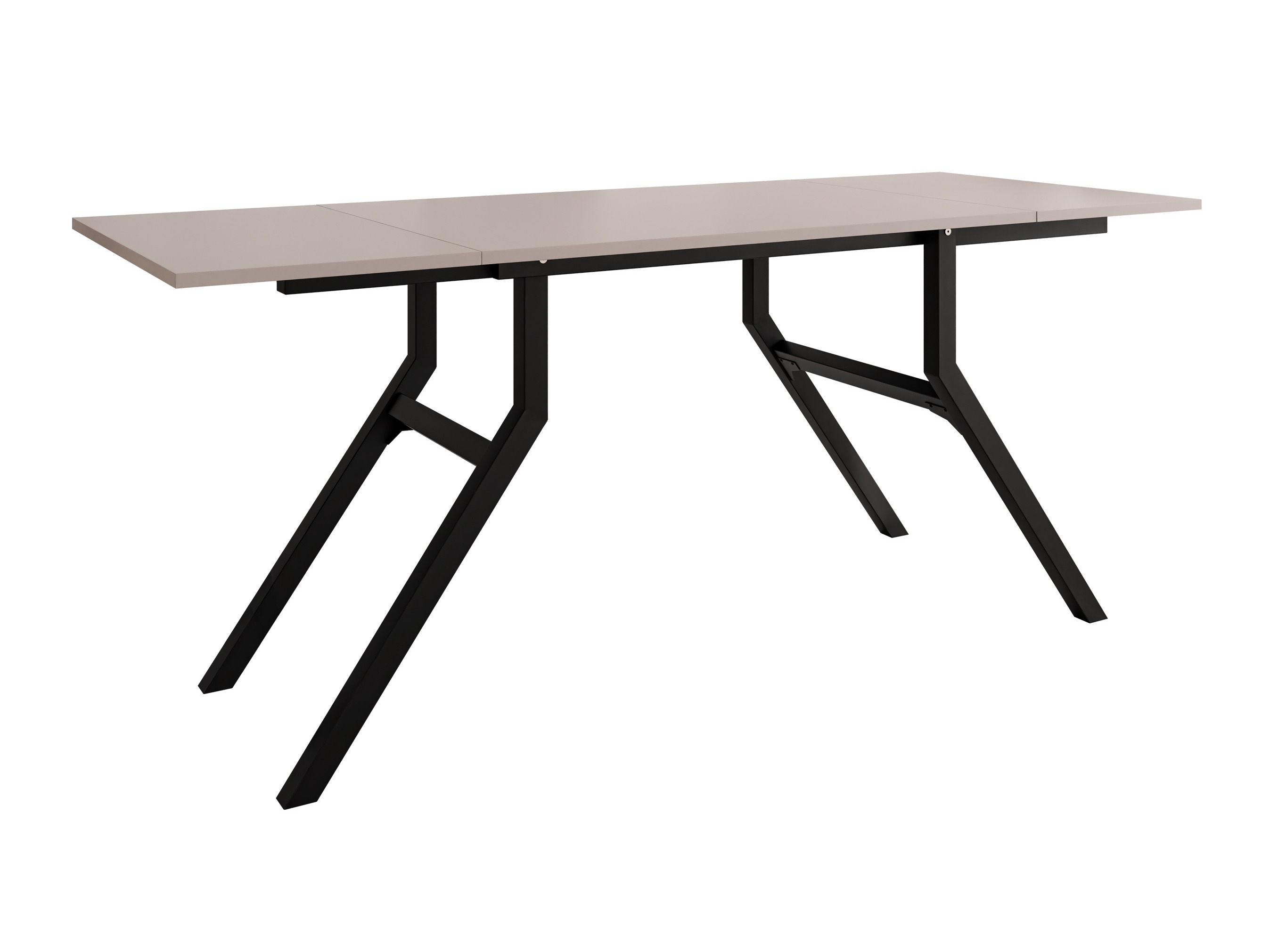 Măsuță de cafea extensibila Oswego 151 (Cașmir + Negru)