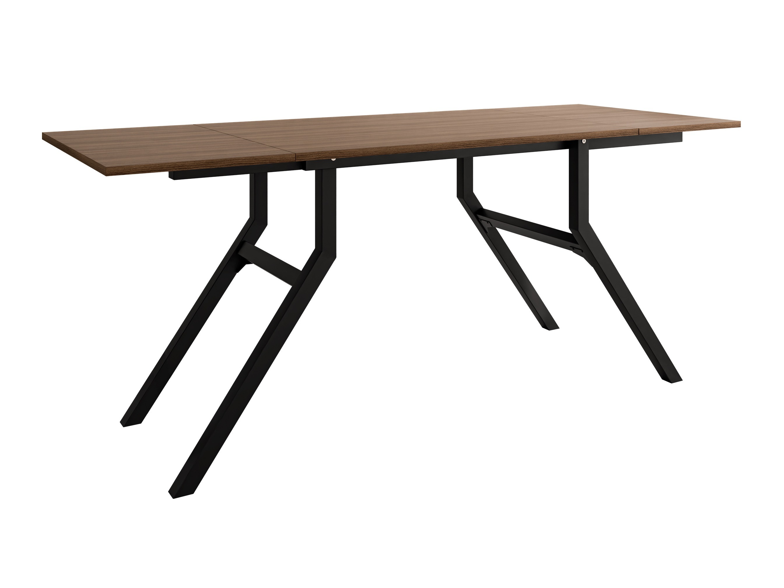 Măsuță de cafea extensibila Oswego 151 (Nuc + Negru)