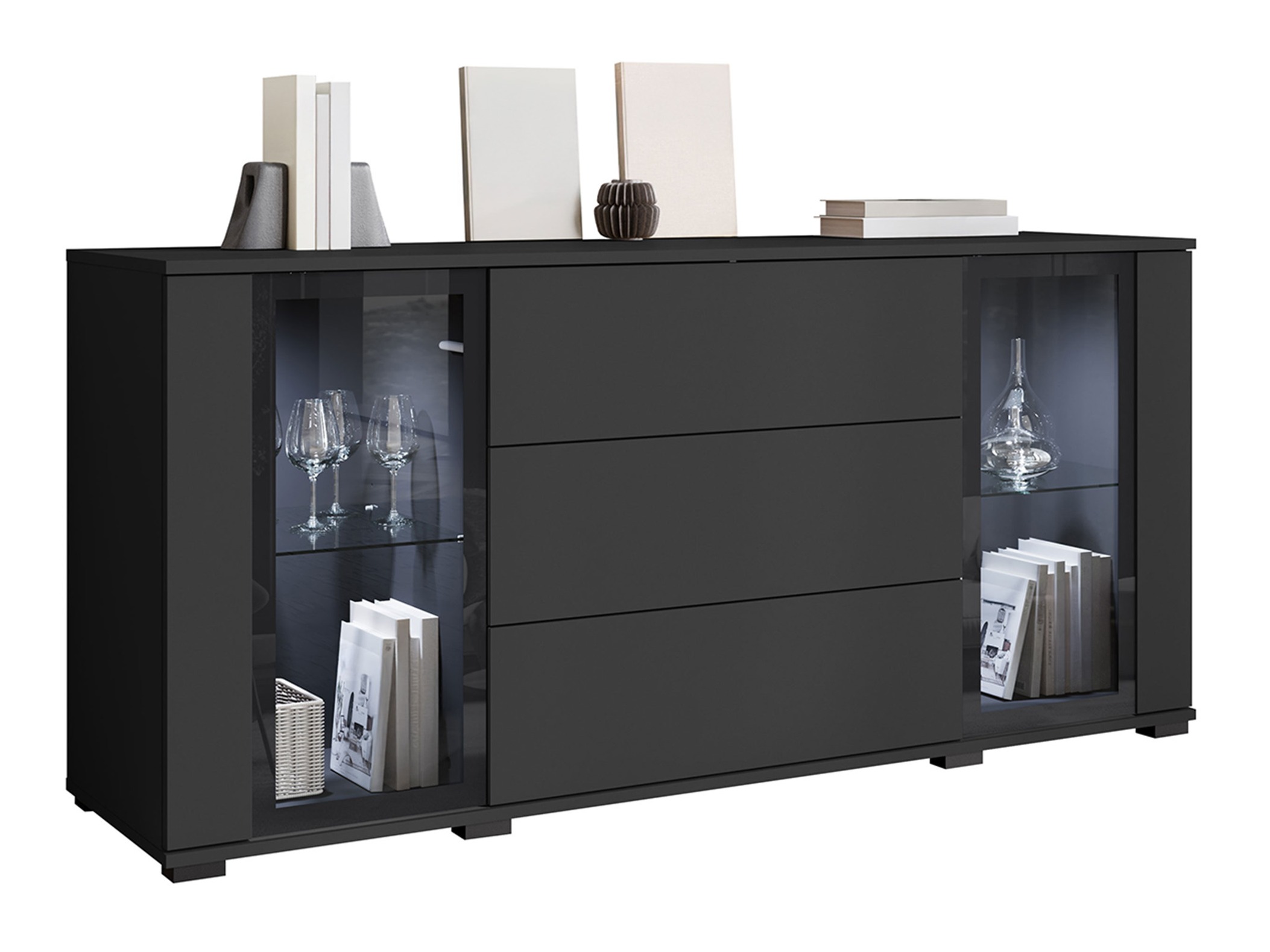 Comodă Torcame 101 (Negru)