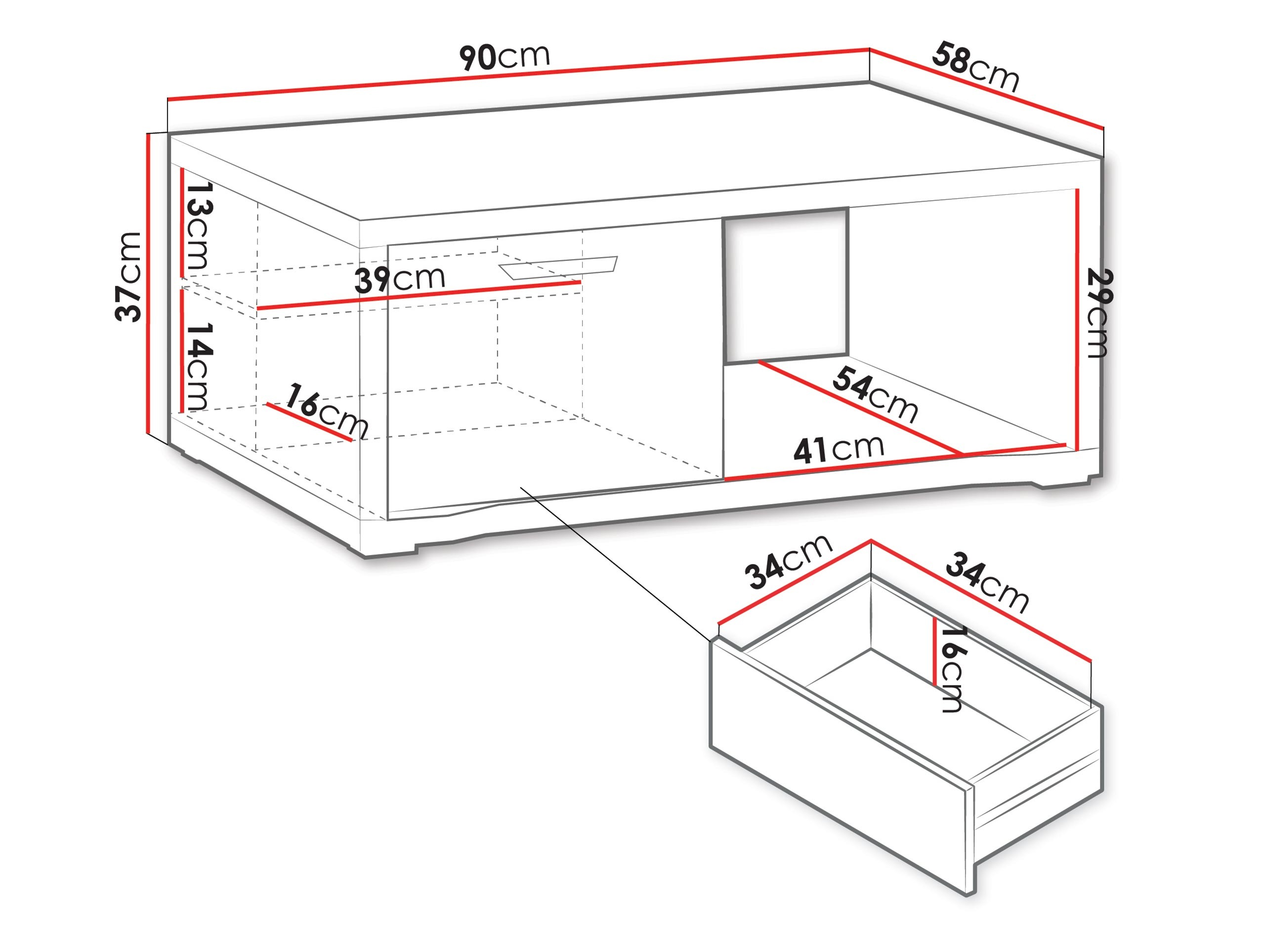 Măsuță de cafea Elisale 109