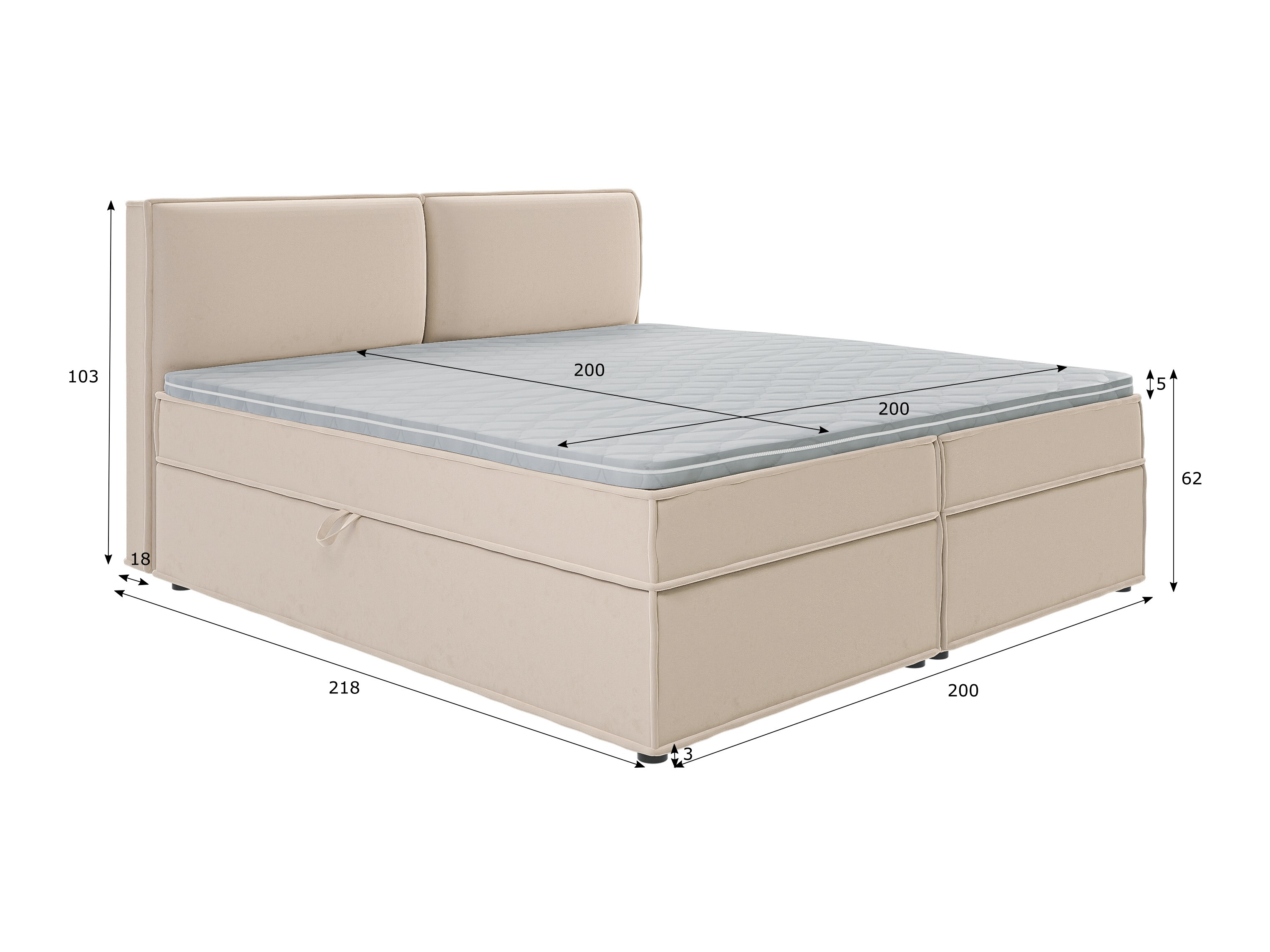 Pat boxspring Rocklin 134 (Enjoy New 01)
