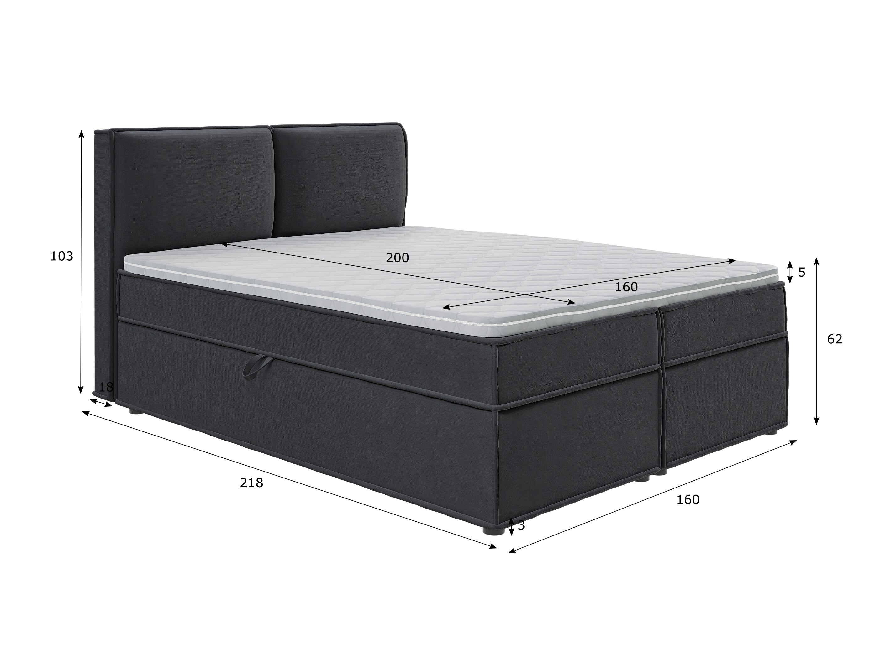 Pat boxspring Rocklin 134 (Enjoy New 24)