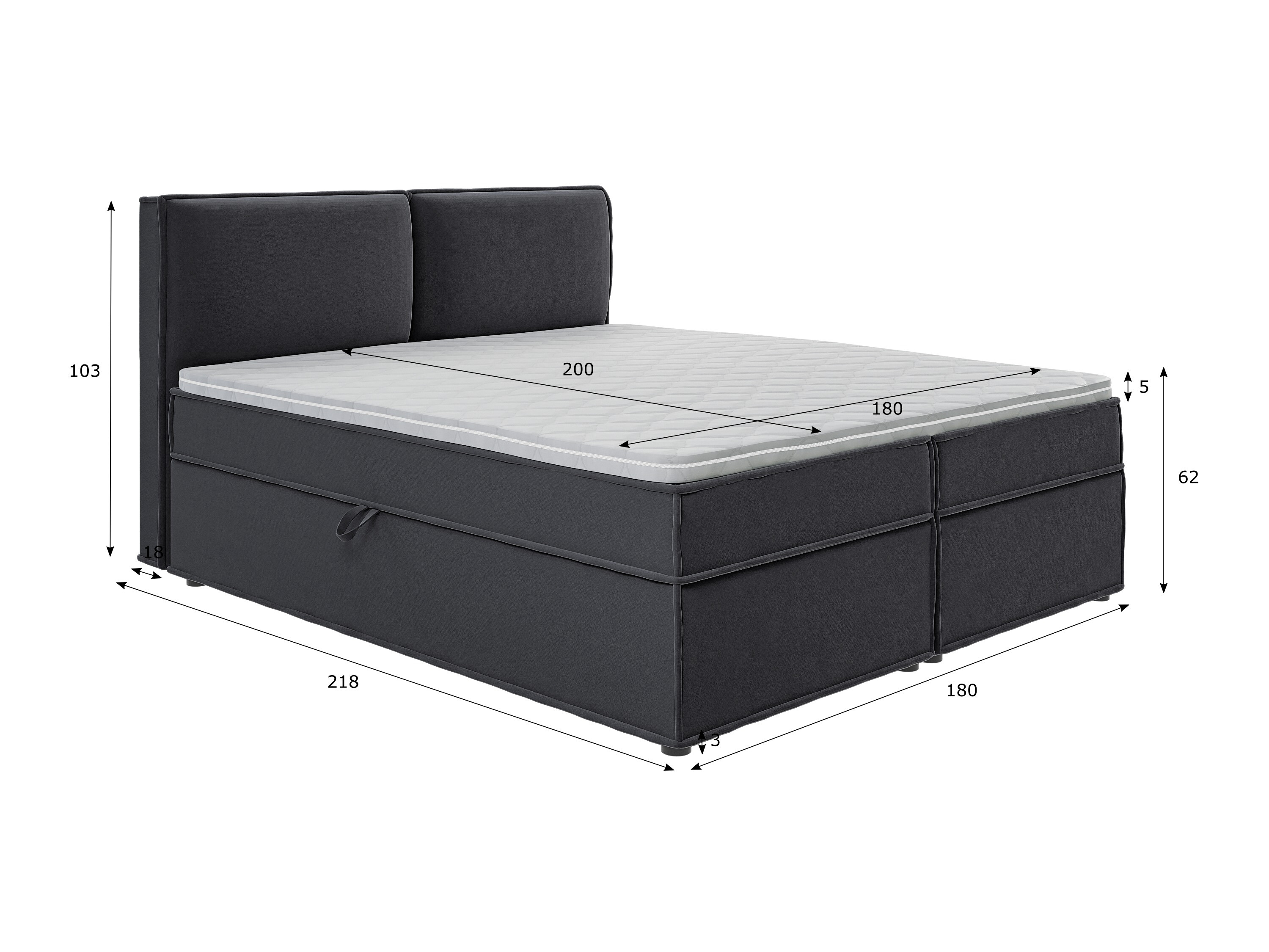 Pat boxspring Rocklin 134 (Enjoy New 24)