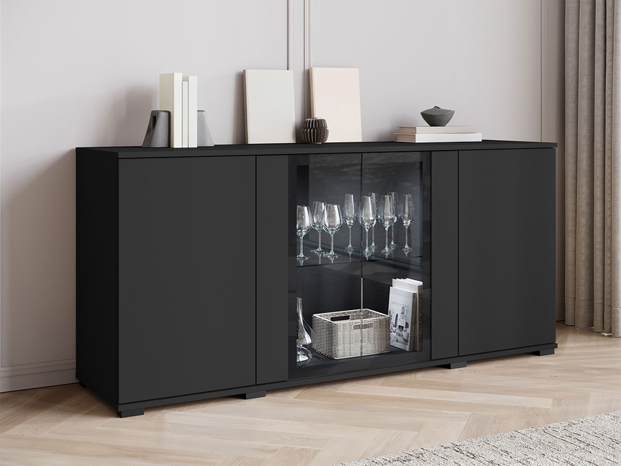 Bufet Torcame 102 (Negru)