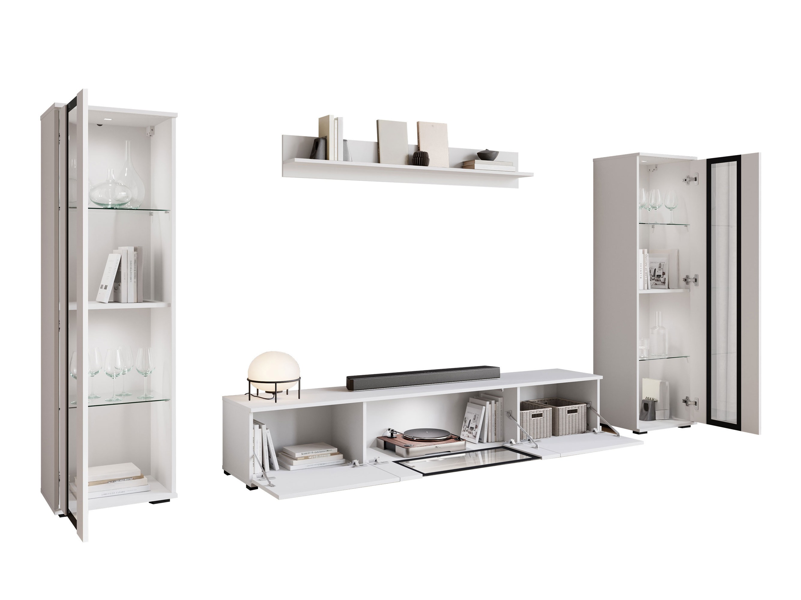 Set camera de zi Torcame 103 (Stejar Wotan + Alb lucios)