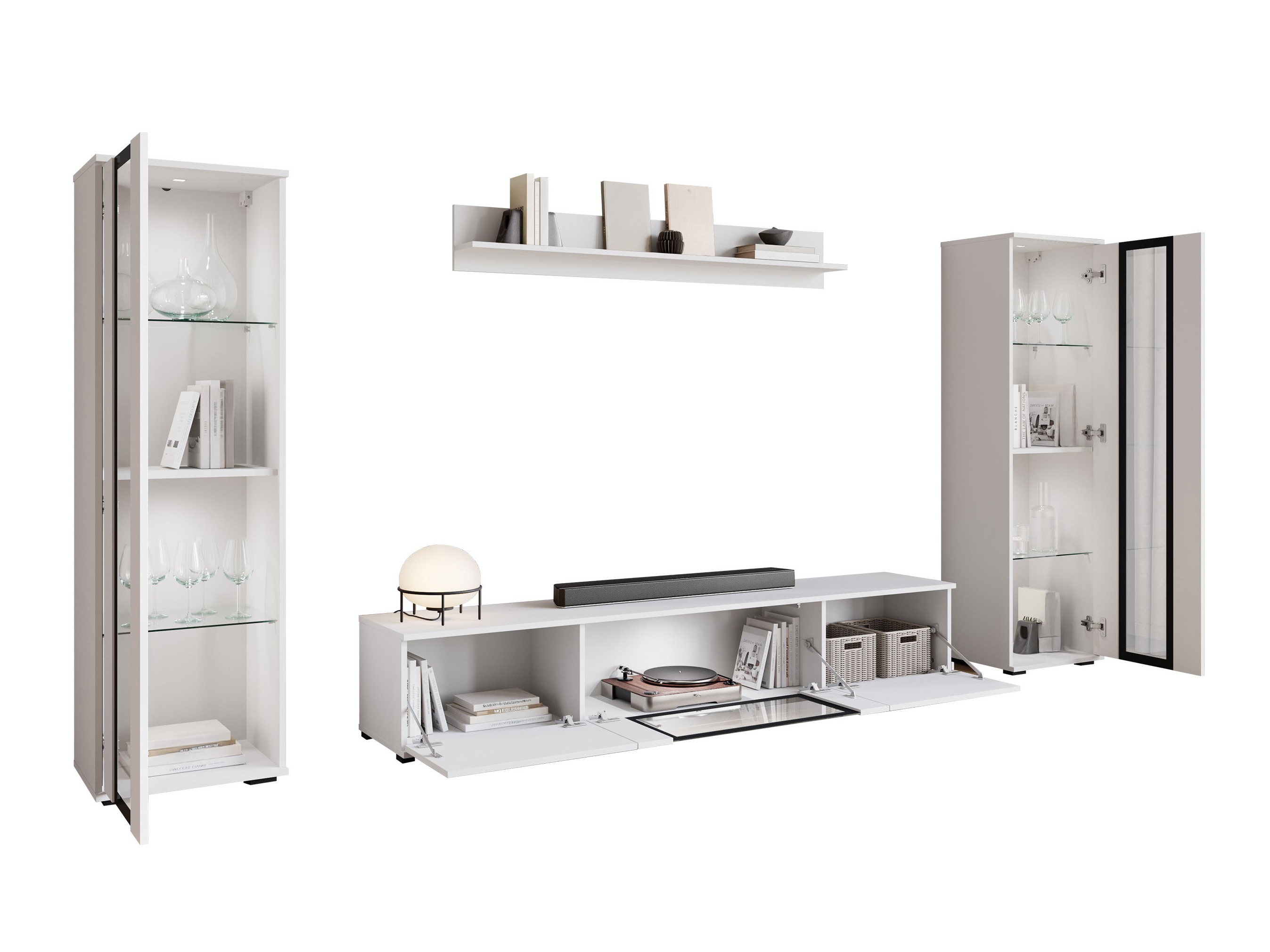 Set de living Torcame 103 (Negru)