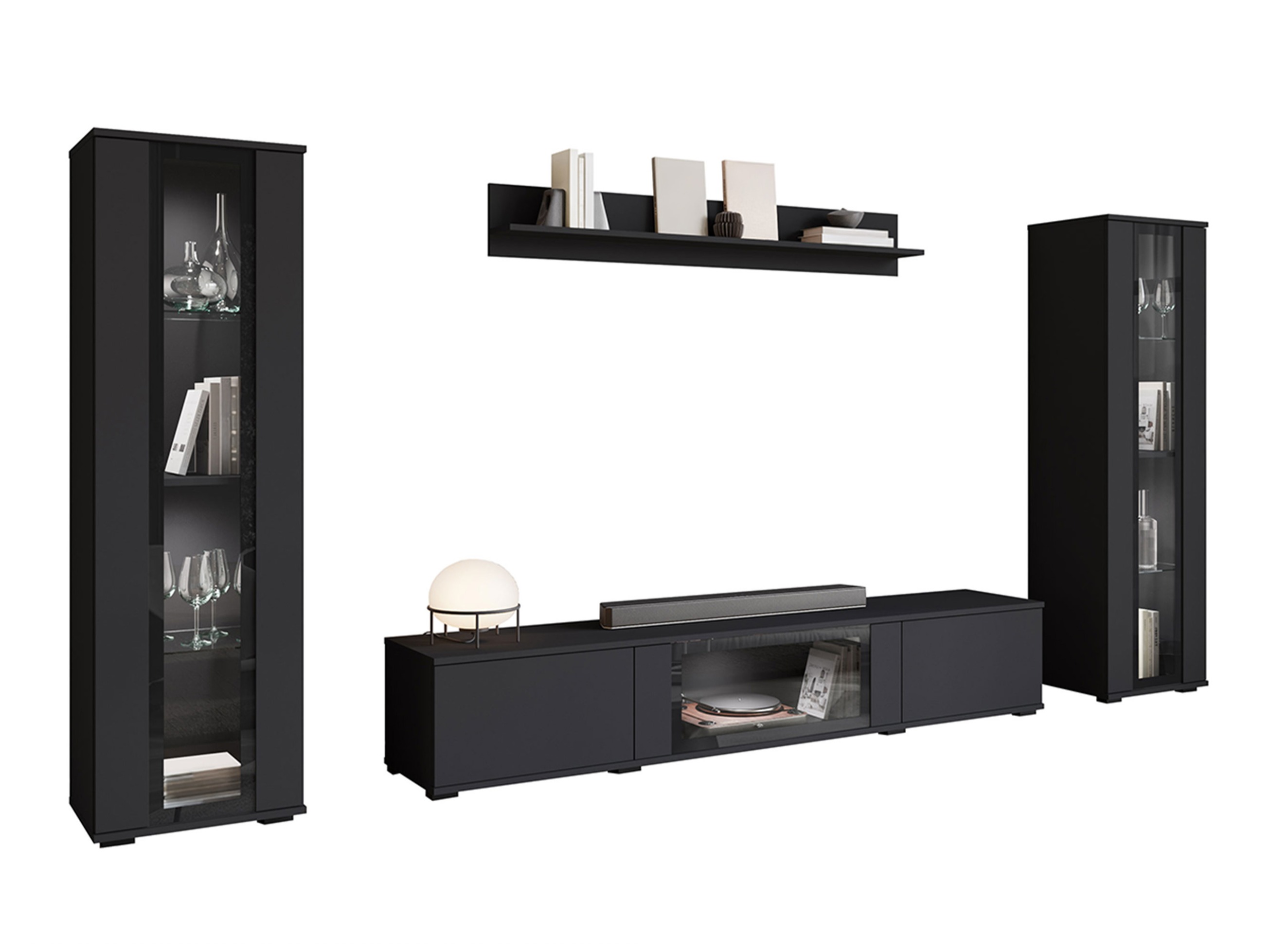 Set de living Torcame 103 (Negru)